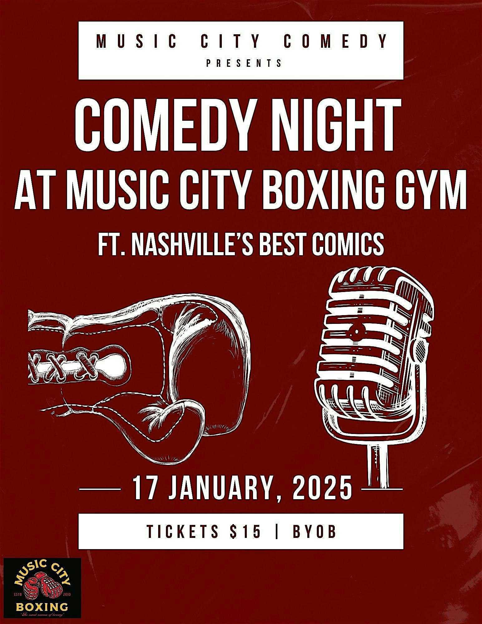 Comedy Night at Music City Boxing – Nashville, TN