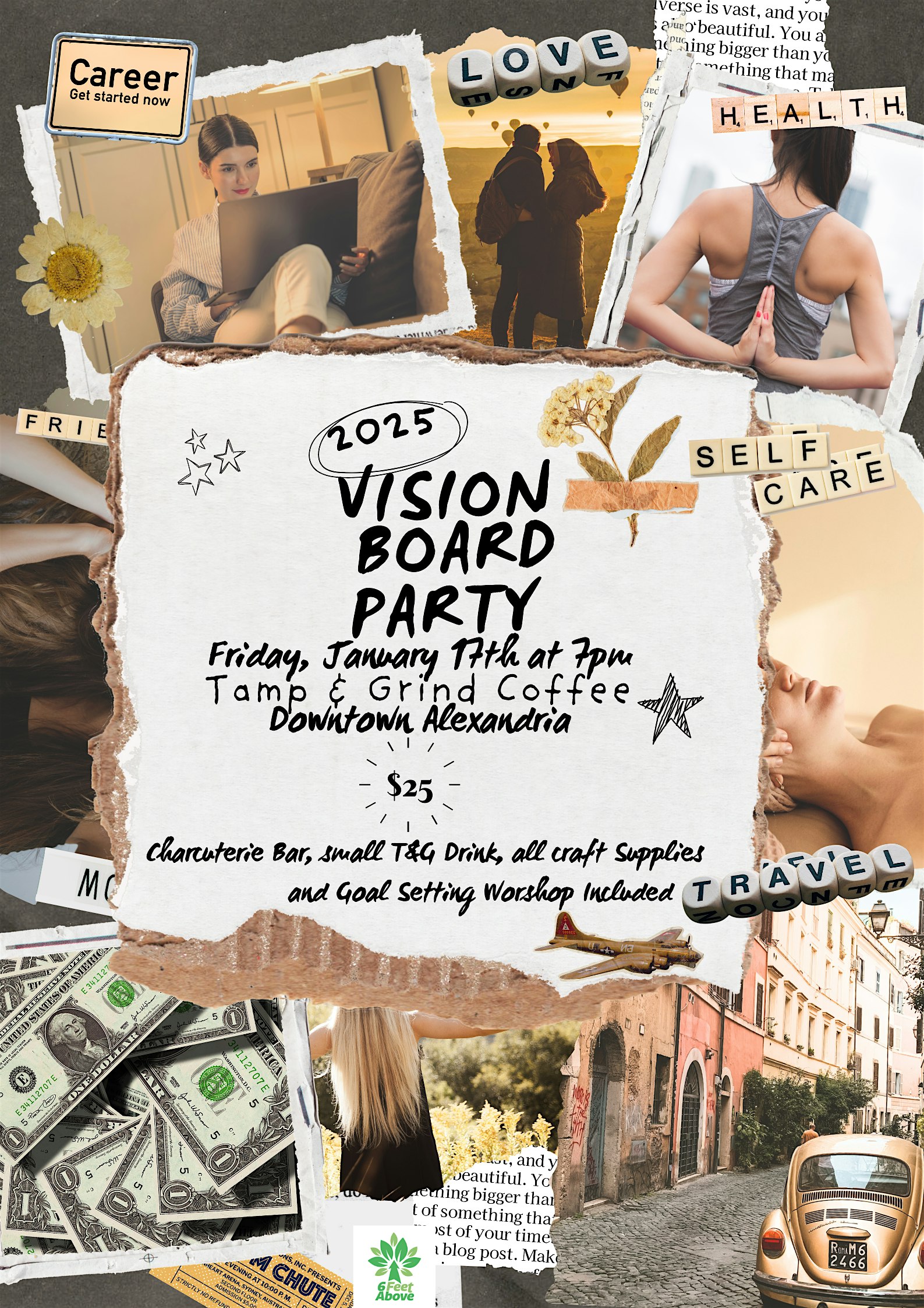 2025 Vision Board Party Night 2 – Alexandria, LA