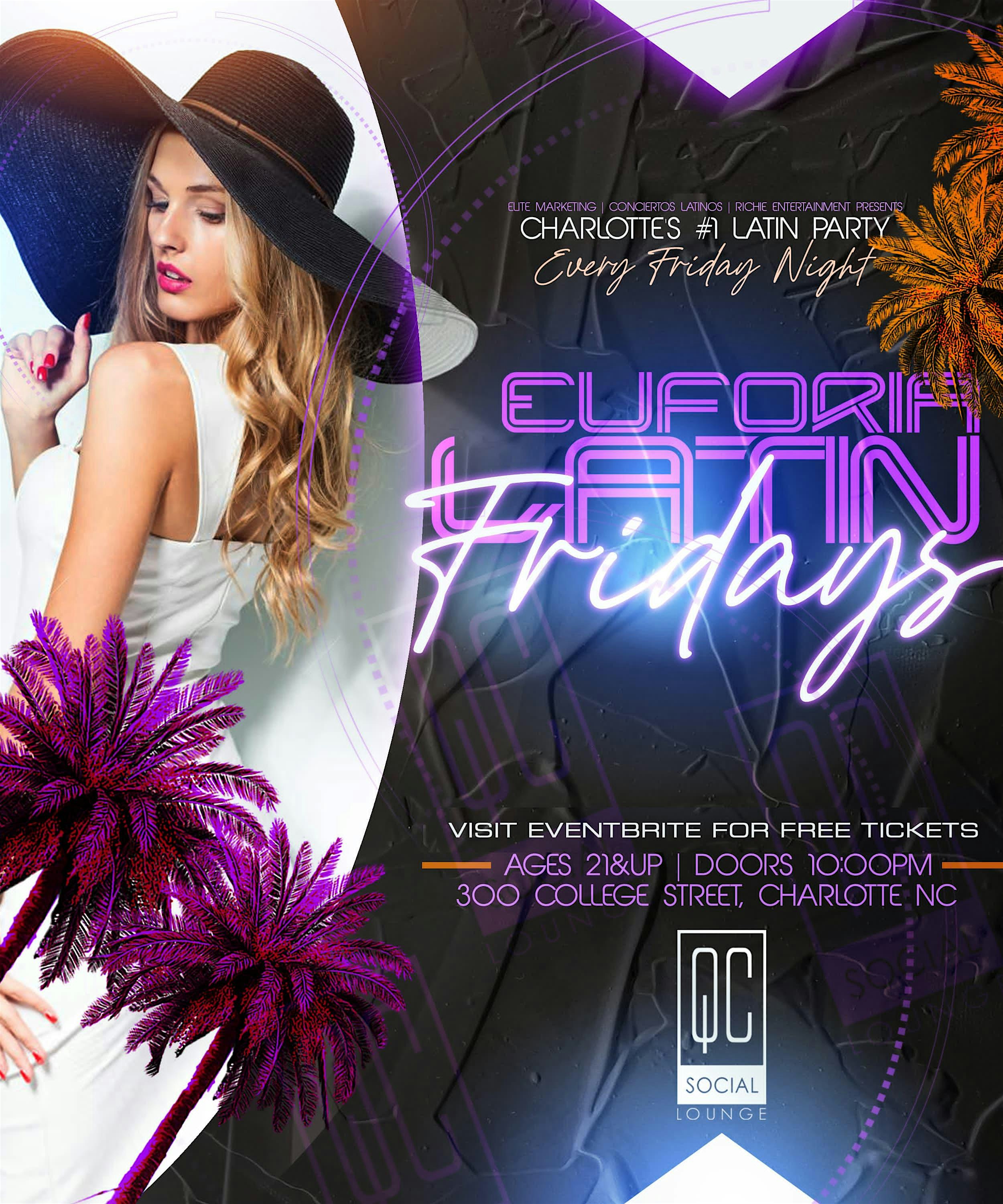 Euforia Latin Friday Nights – Charlotte, NC