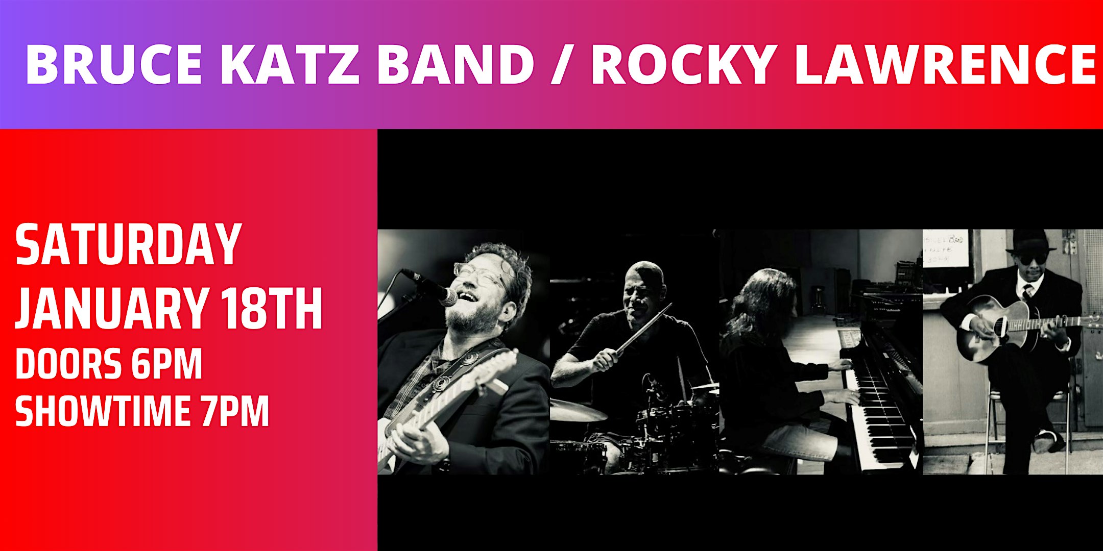 Bruce Katz Band / Rocky Lawrence – North Haven, CT