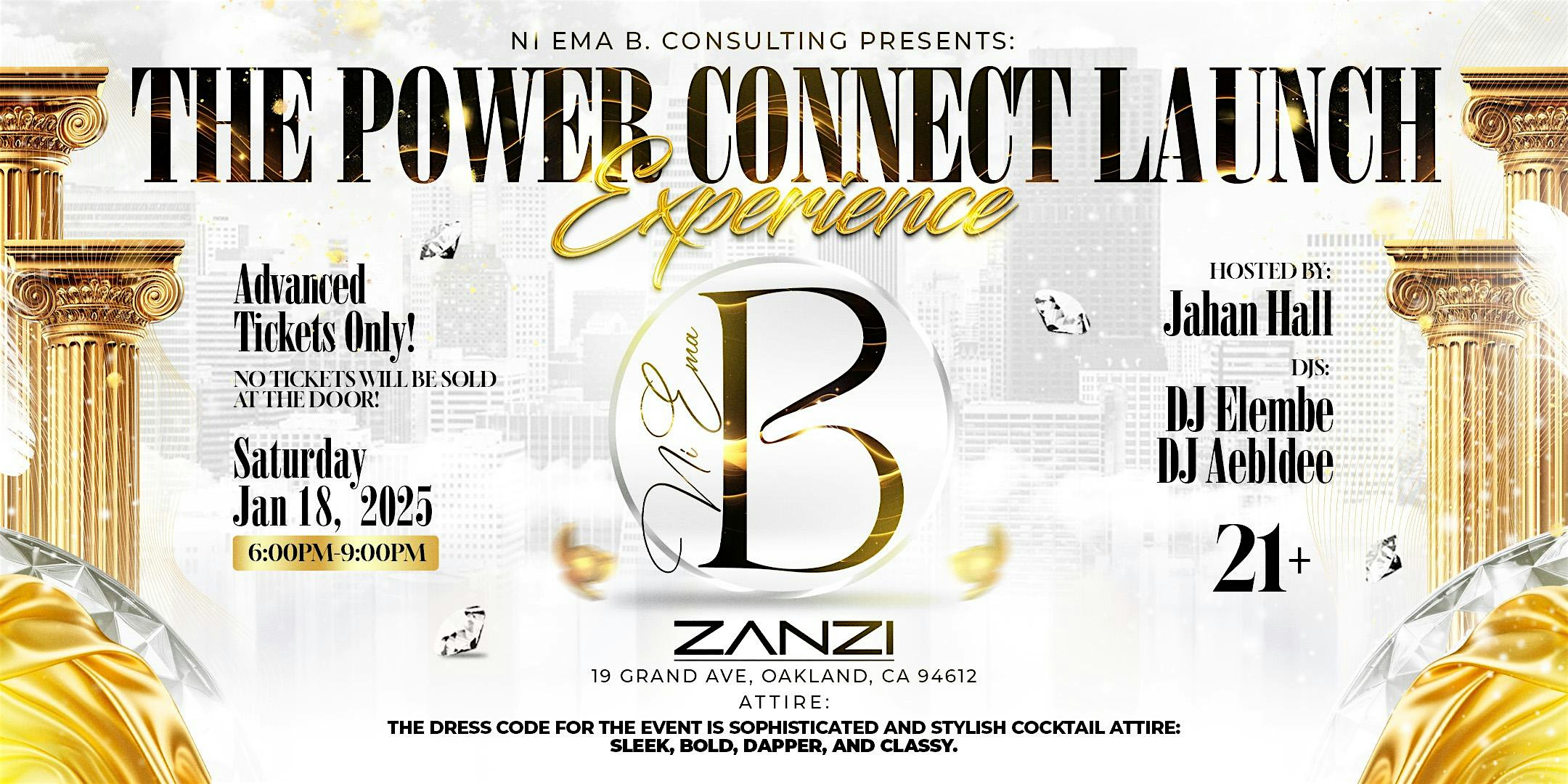 Ni Ema B. Consulting Presents: The Power Connect Launch Experience – Oakland, CA