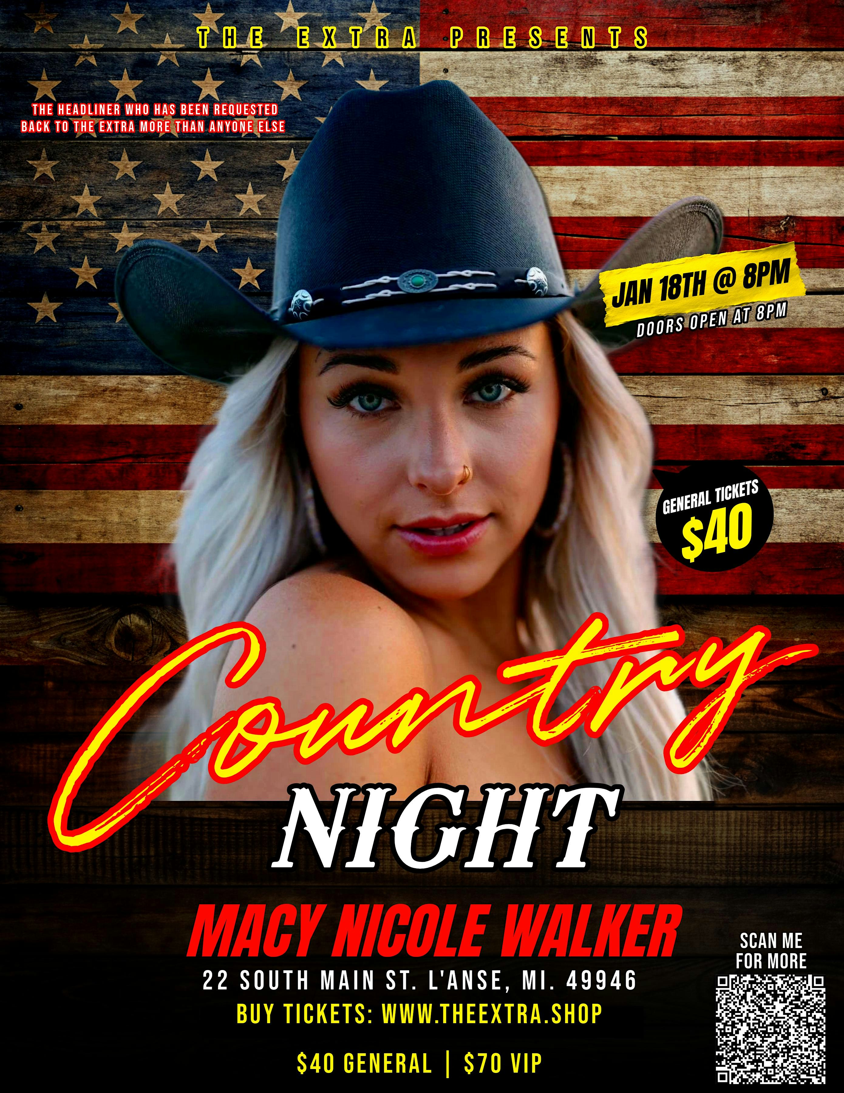 Macy Nicole Walker Live In Concert | U.P OF Michigan! – L’Anse, MI