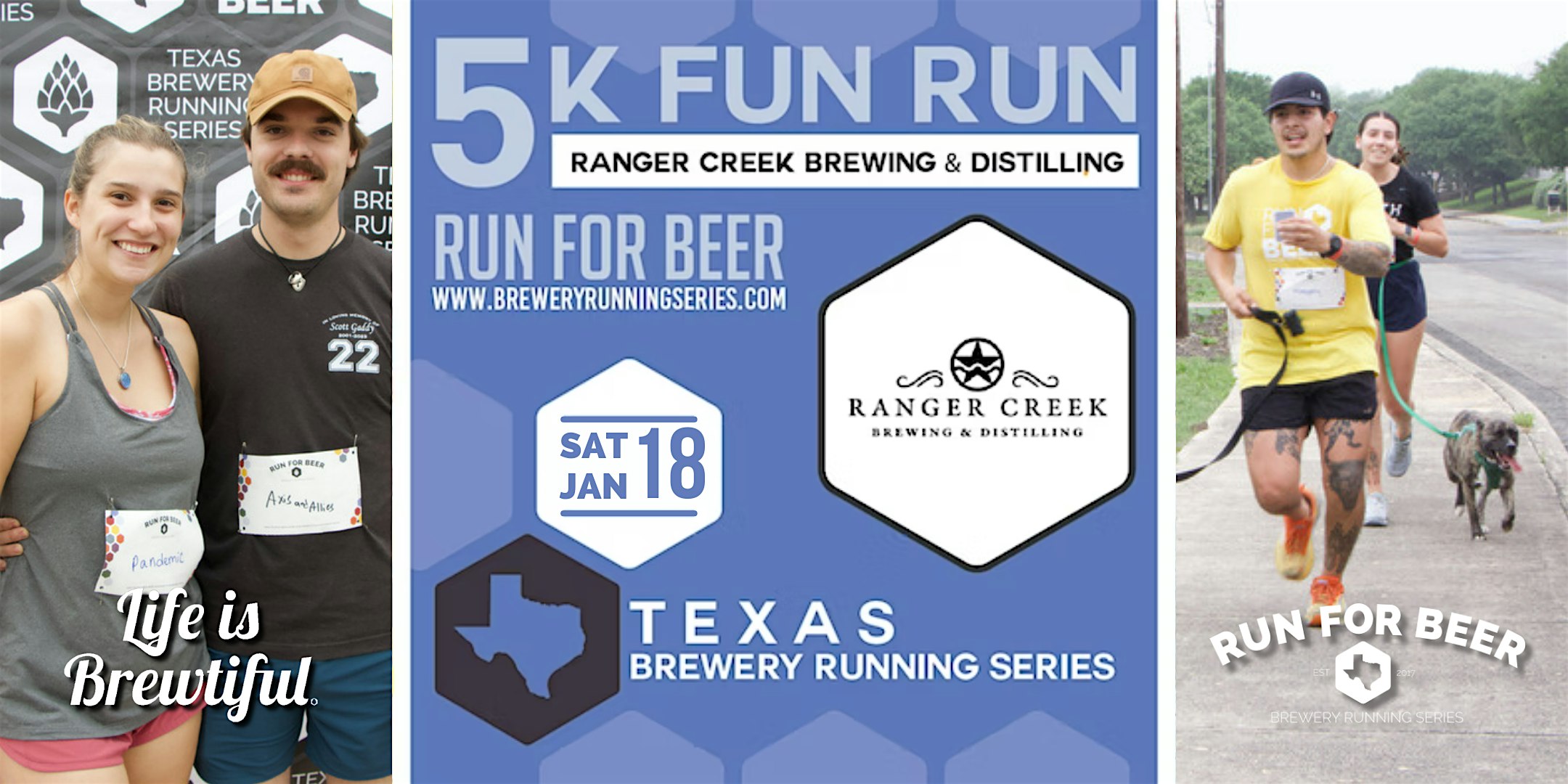 5k Beer Run x Ranger Creek Brewing | 2025 Texas Brewery Running Series – San Antonio, TX