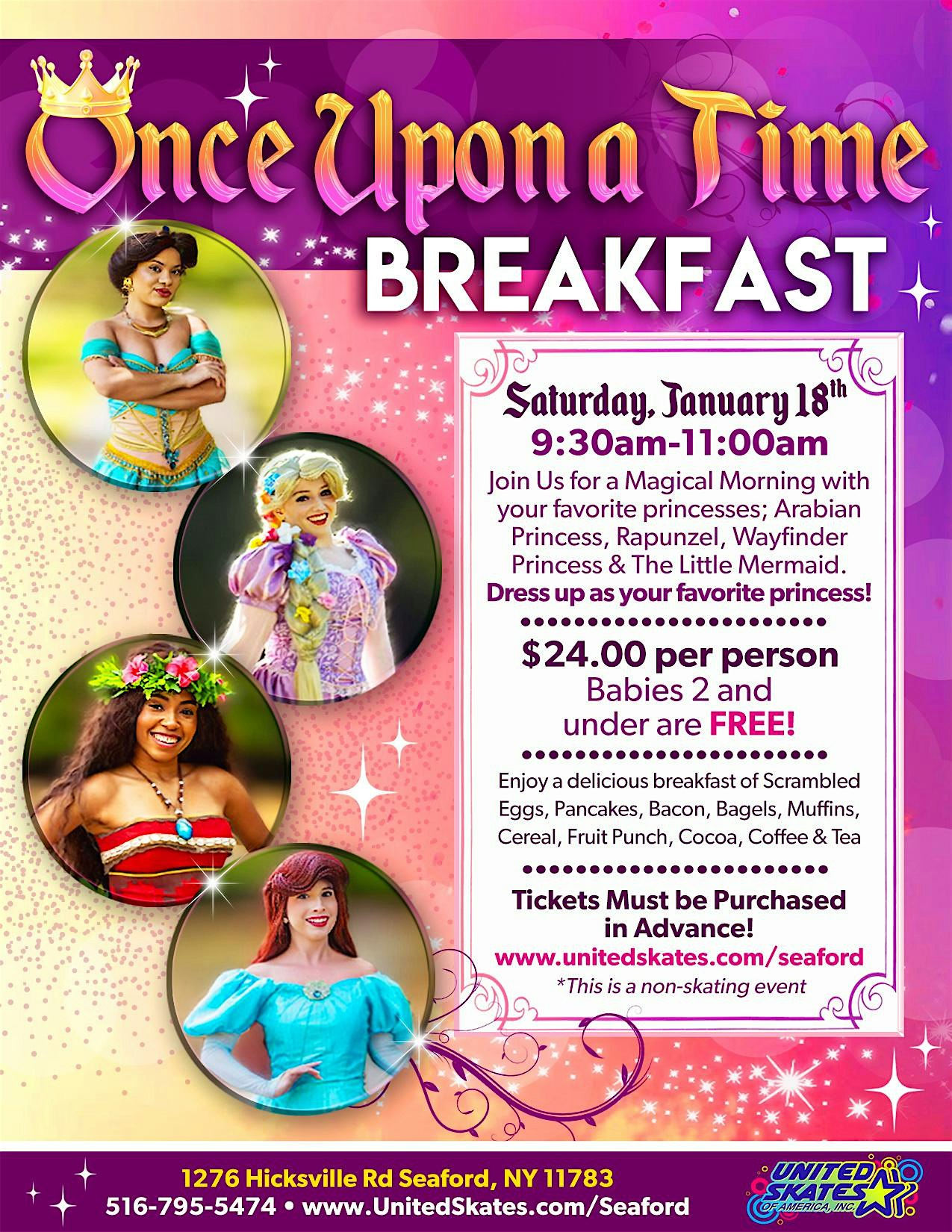 Once Upon A Time Breakfast – Seaford, NY