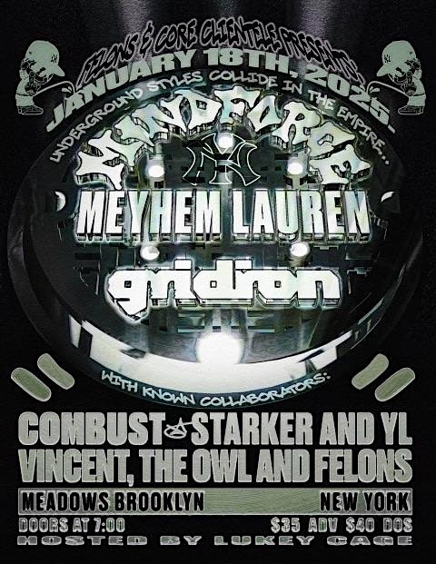 FUTURE WAR with Mindforce, Meyhem Lauren, Gridiron and more! – Brooklyn, NY