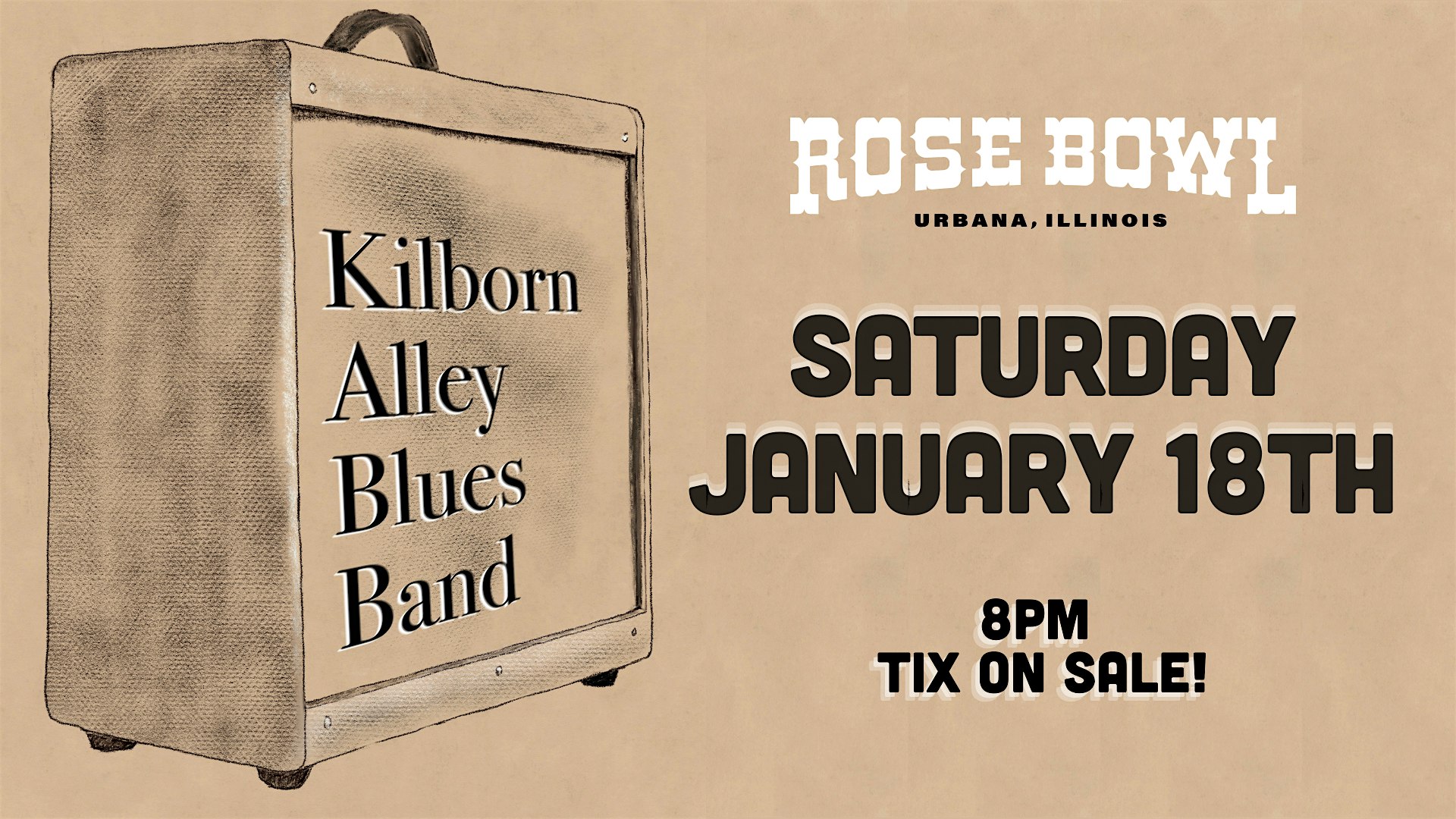 Kilborn Alley Blues Band at the Rose Bowl Tavern – Urbana, IL