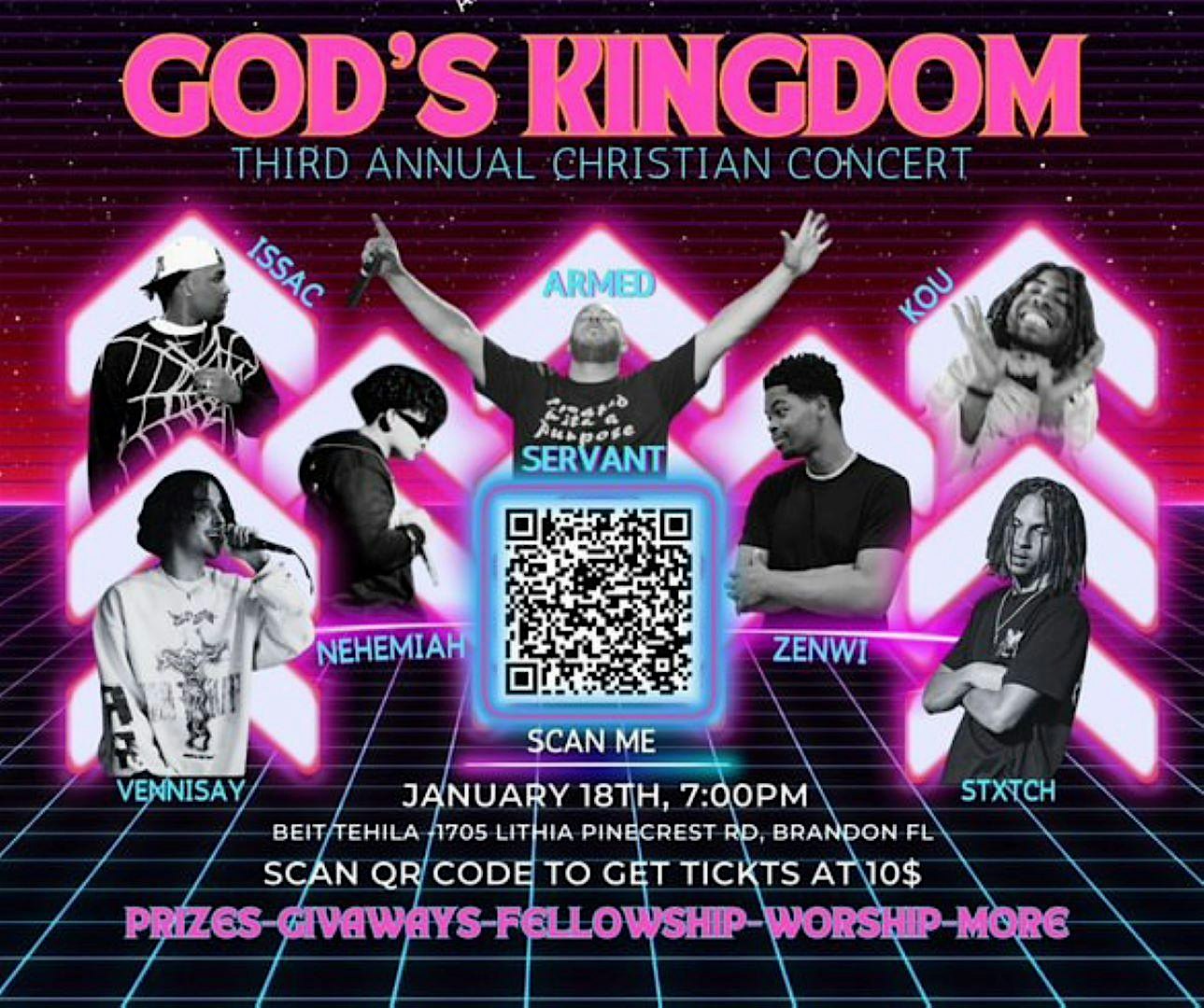 God’s Kingdom II – Christian RAP Concert – Brandon, FL