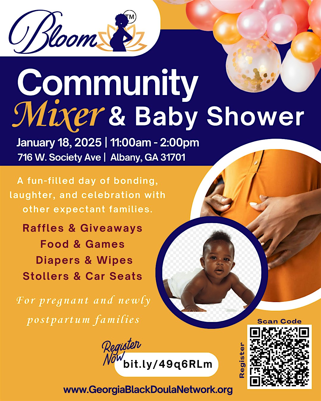 Albany BLOOM Mixer & Baby Shower – Albany, GA