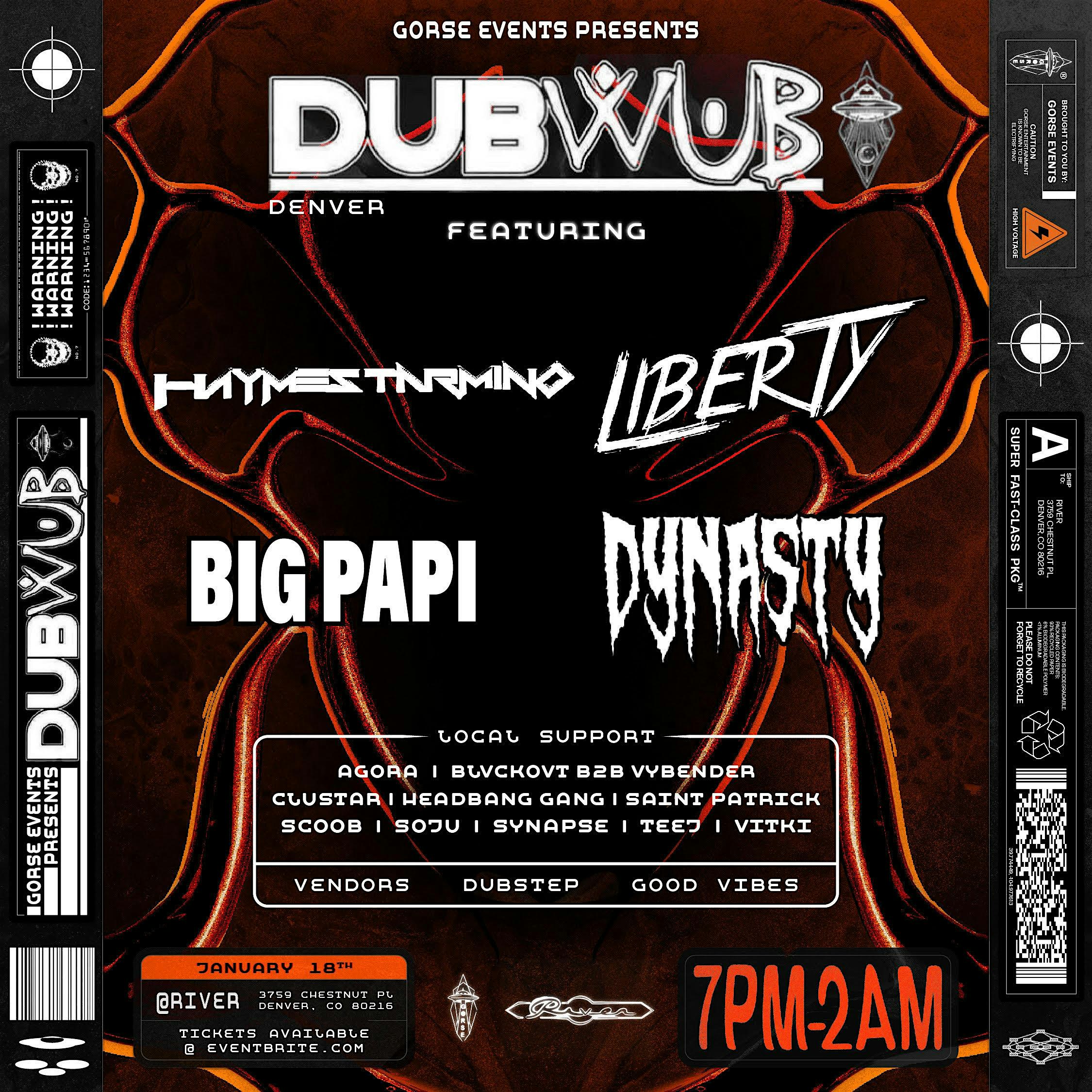 DUB WUB DENVER JANUARY 18TH – Denver, CO