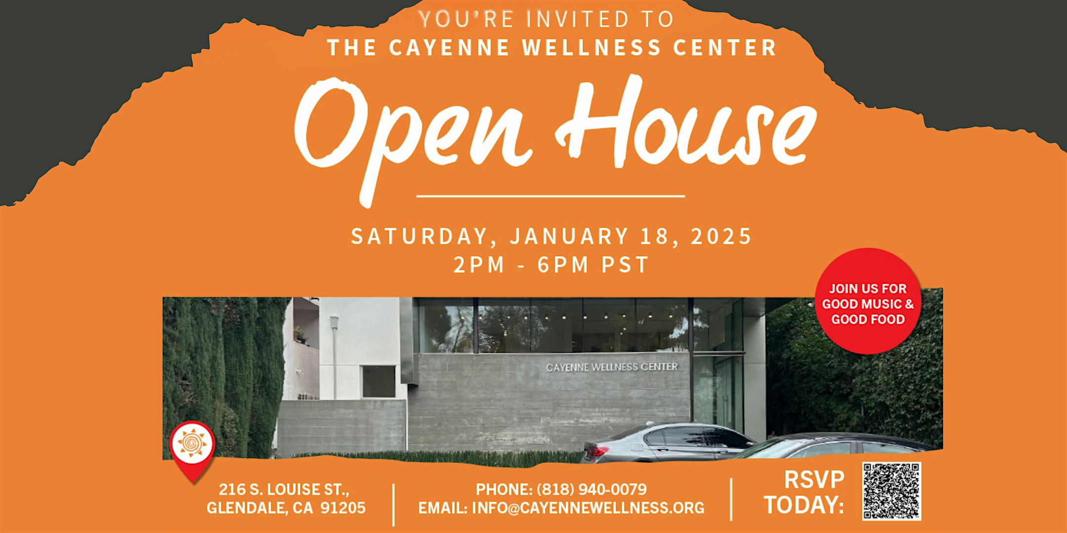 Cayenne Wellness Center Open House! – Glendale, CA