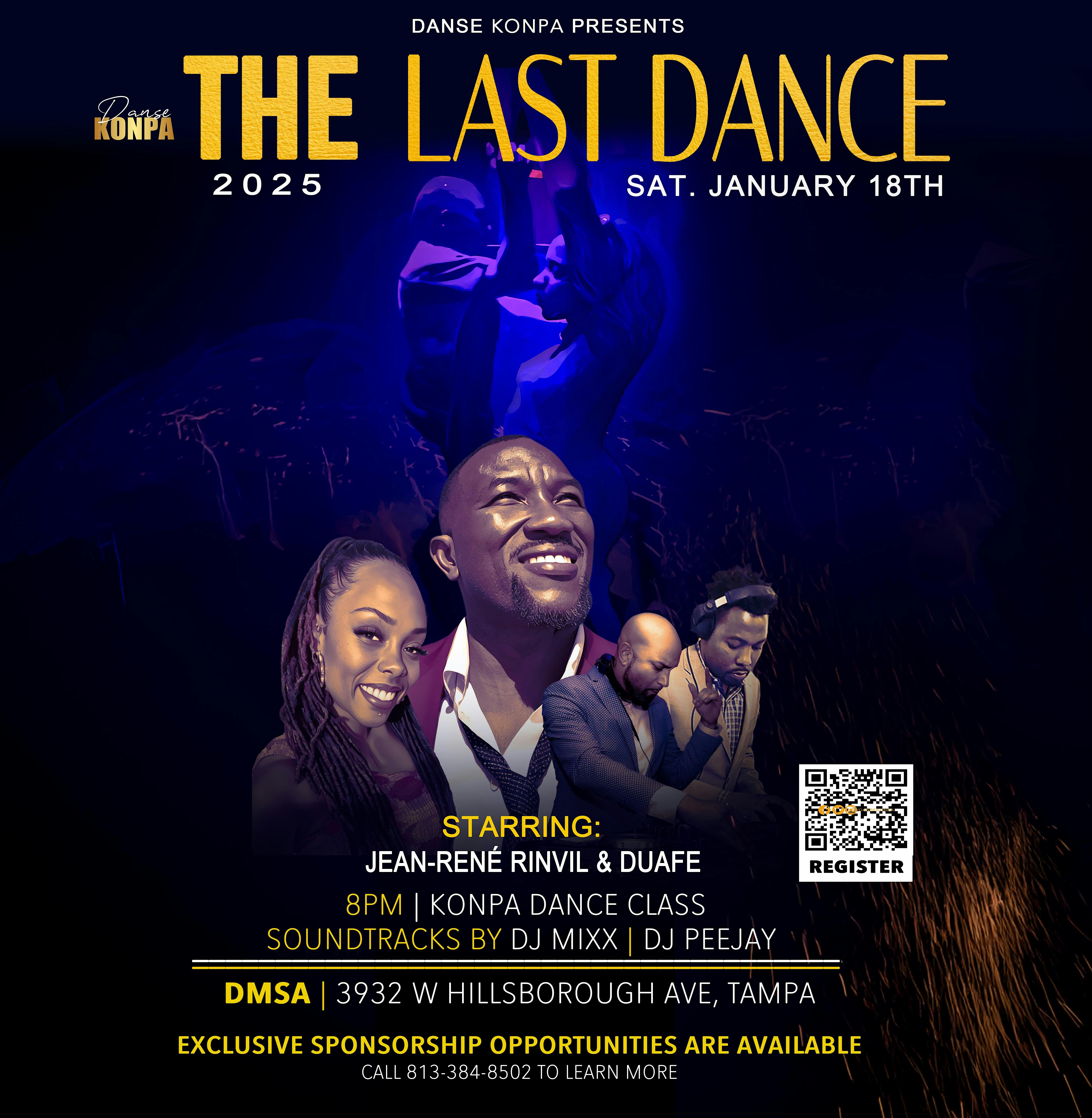 The Last Dance – Konpa Class & Dance Social: Kizomba, Konpa & Zouk – Tampa, FL