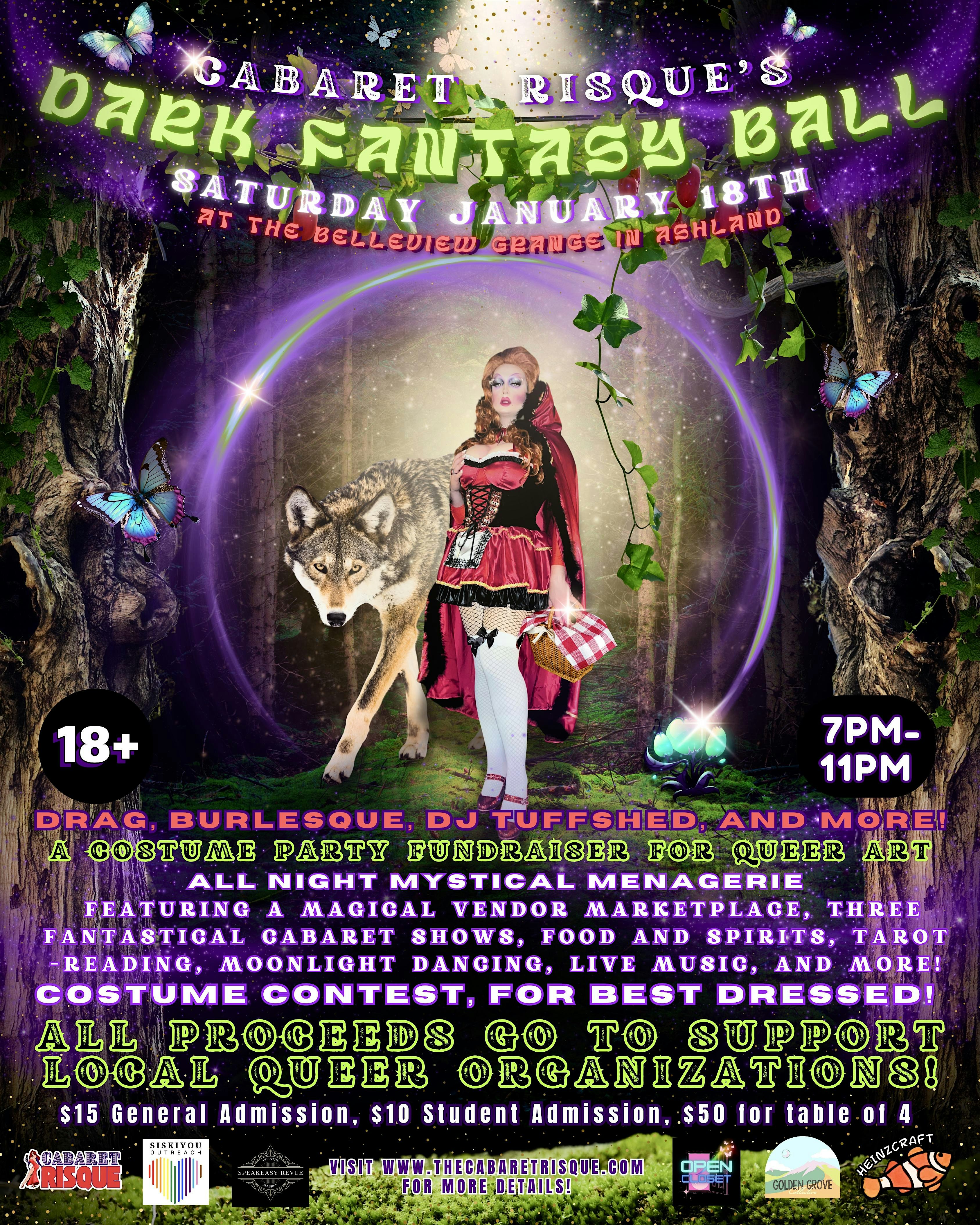 Dark Fantasy Ball! A Costume Party Fundraiser – ASHLAND, OR