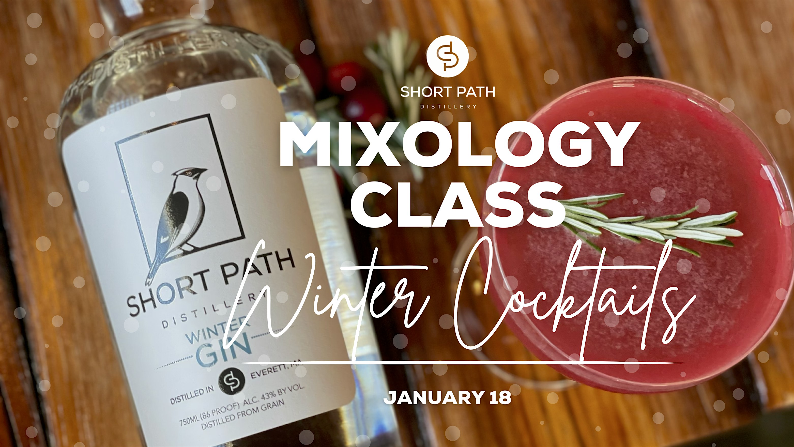 Winter Cocktails Mixology Class – Everett, MA