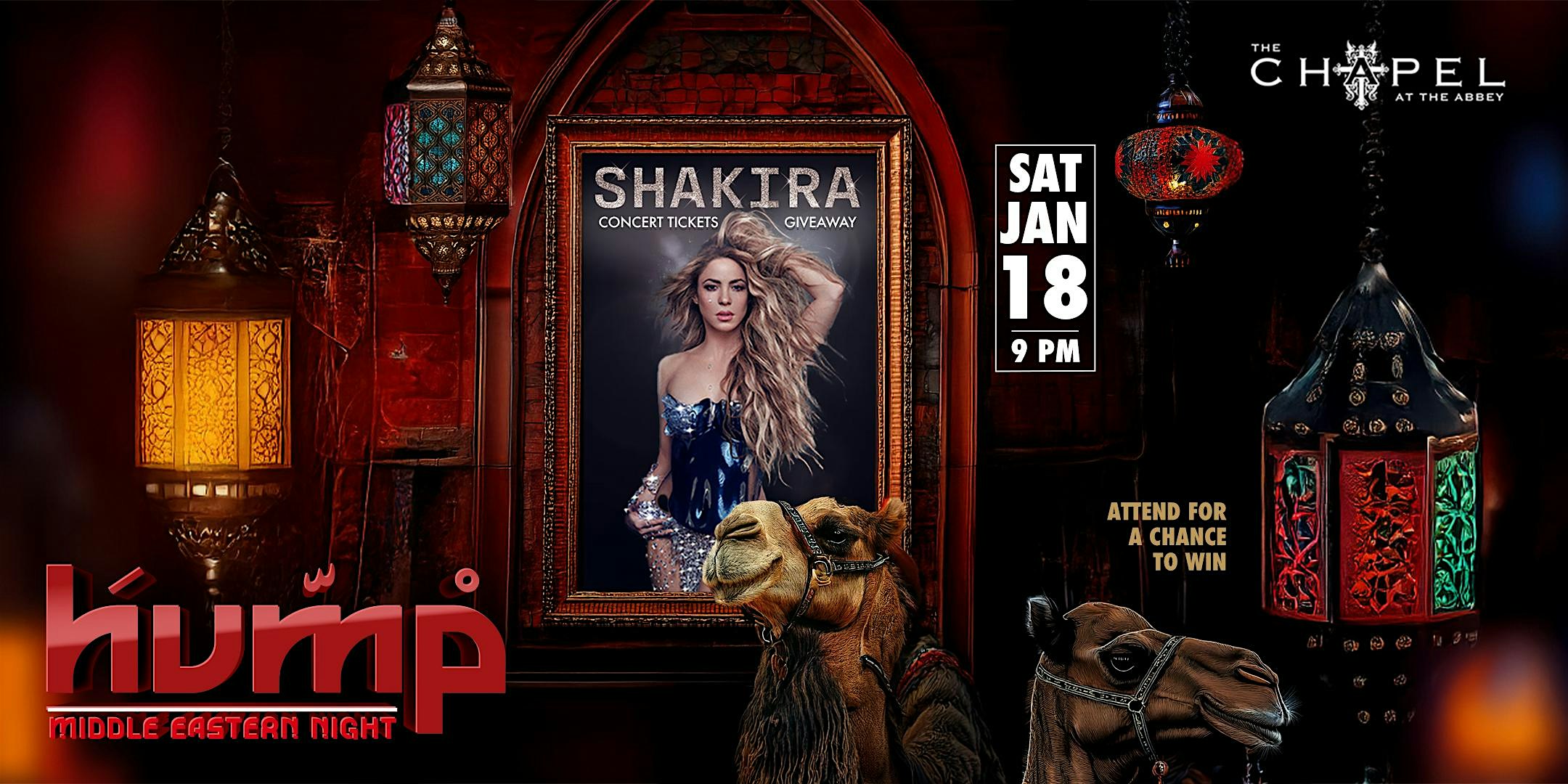 HUMP Middle Eastern Night at The Chapel – West Hollywood, CA