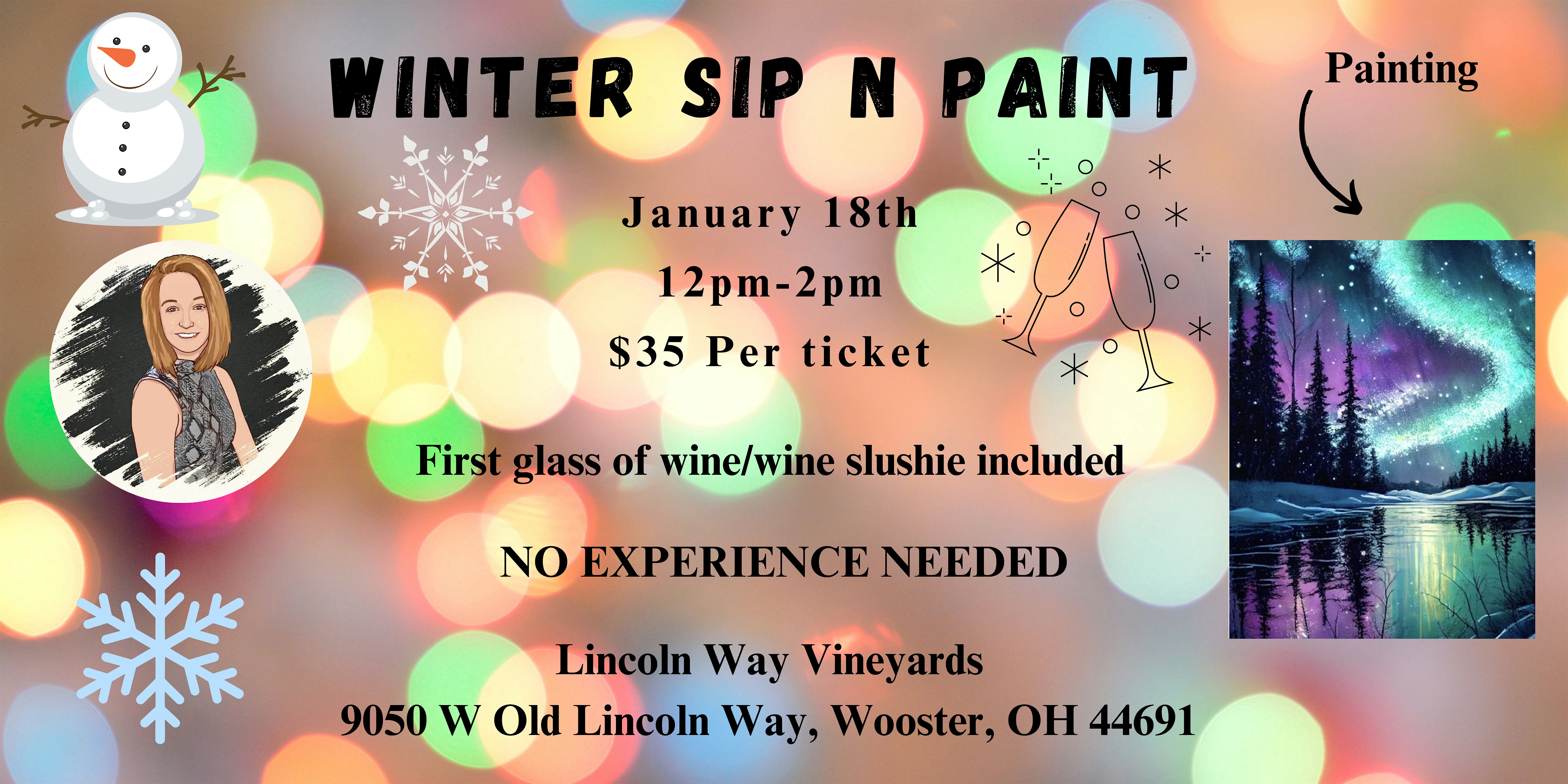 Winter Sip N Paint – Wooster, OH