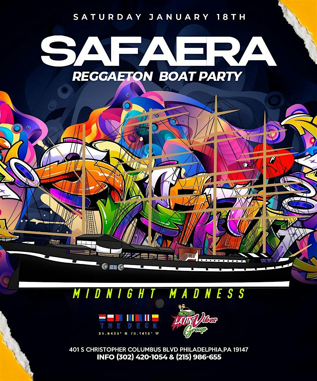 SAFAERA REGGAETON BOAT PARTY – Philadelphia, PA