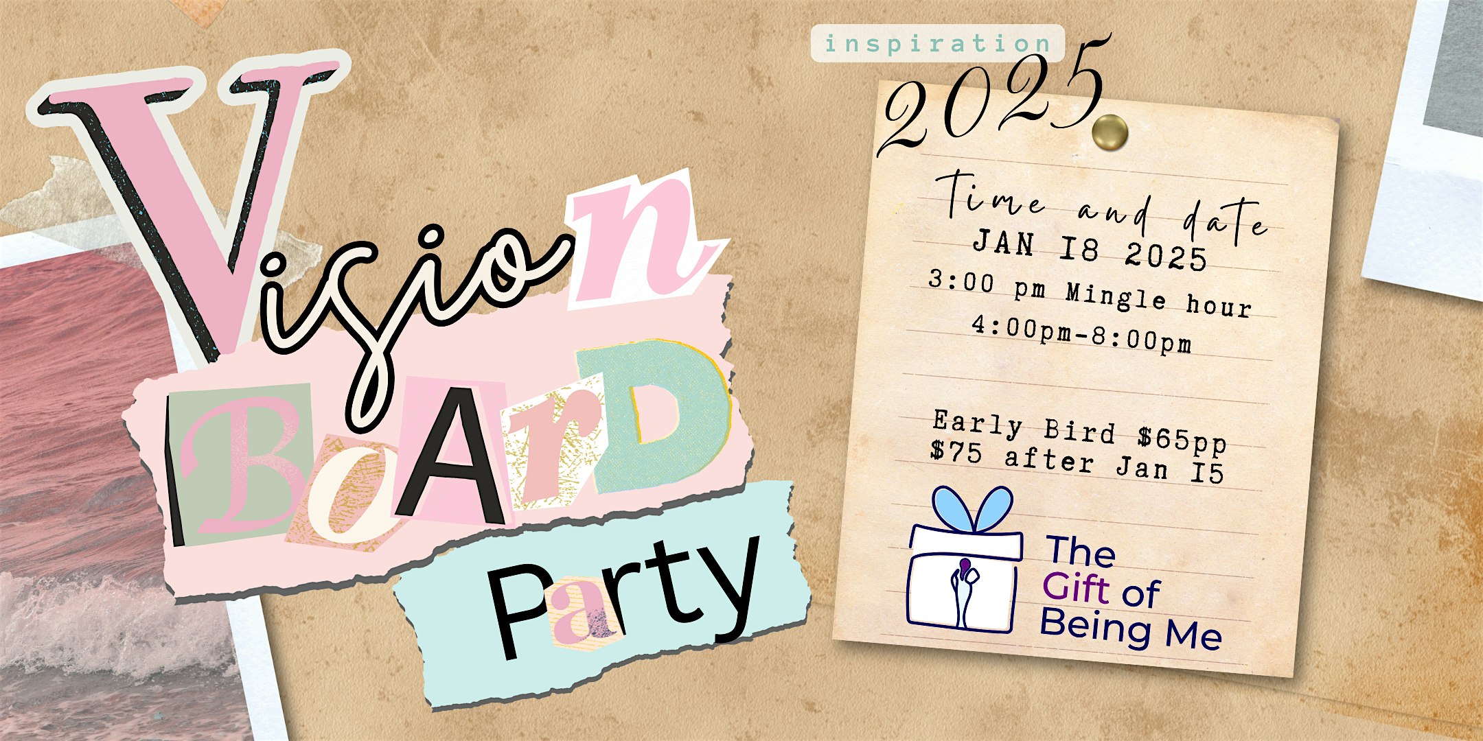 Vision Board Party 2025 – Brooklyn, NY