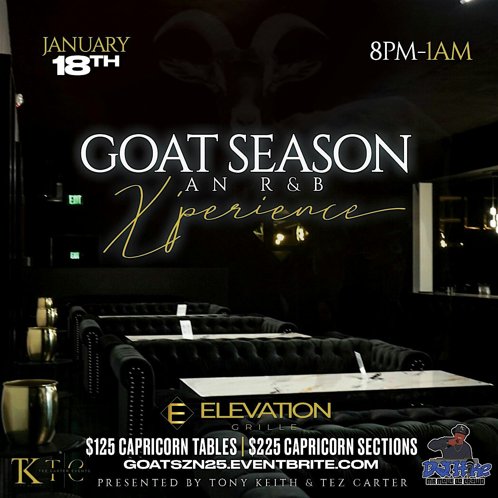 Goat Season: An R&B X’perience – Raytown, MO