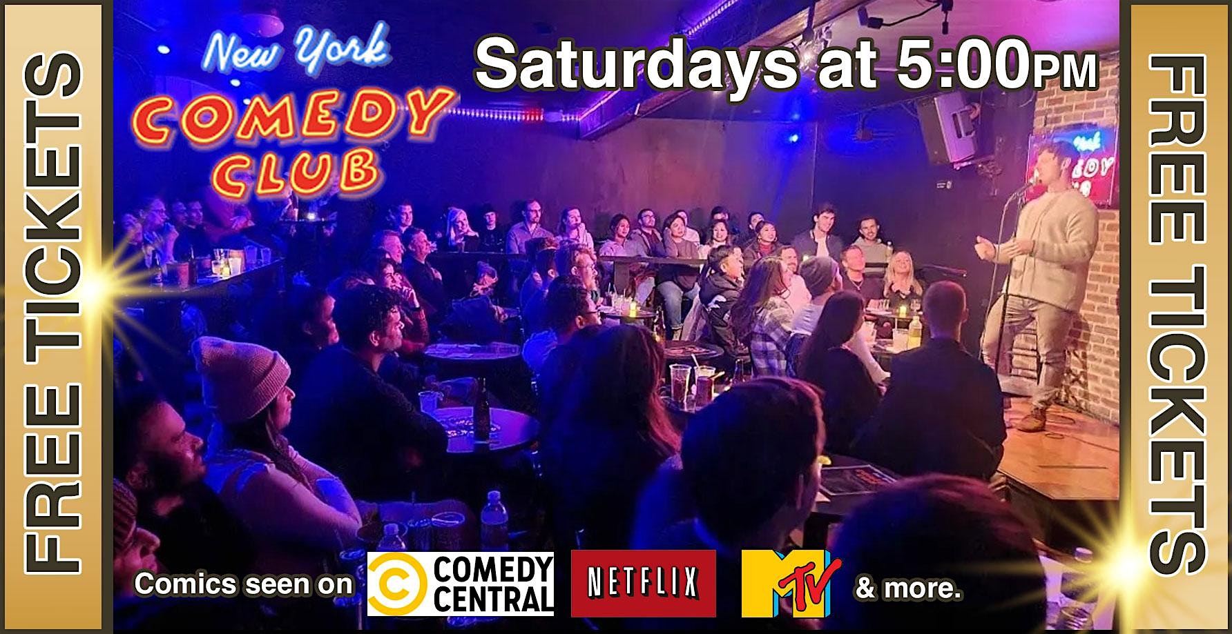 Free Comedy Show Tickets! Standup Comedy at New York Comedy Club – New York, NY