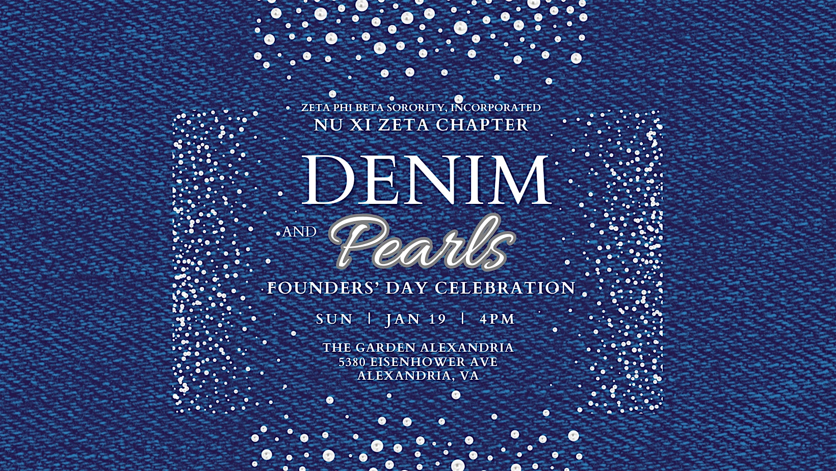 Denim and Pearls Founders Day Party – Alexandria, VA