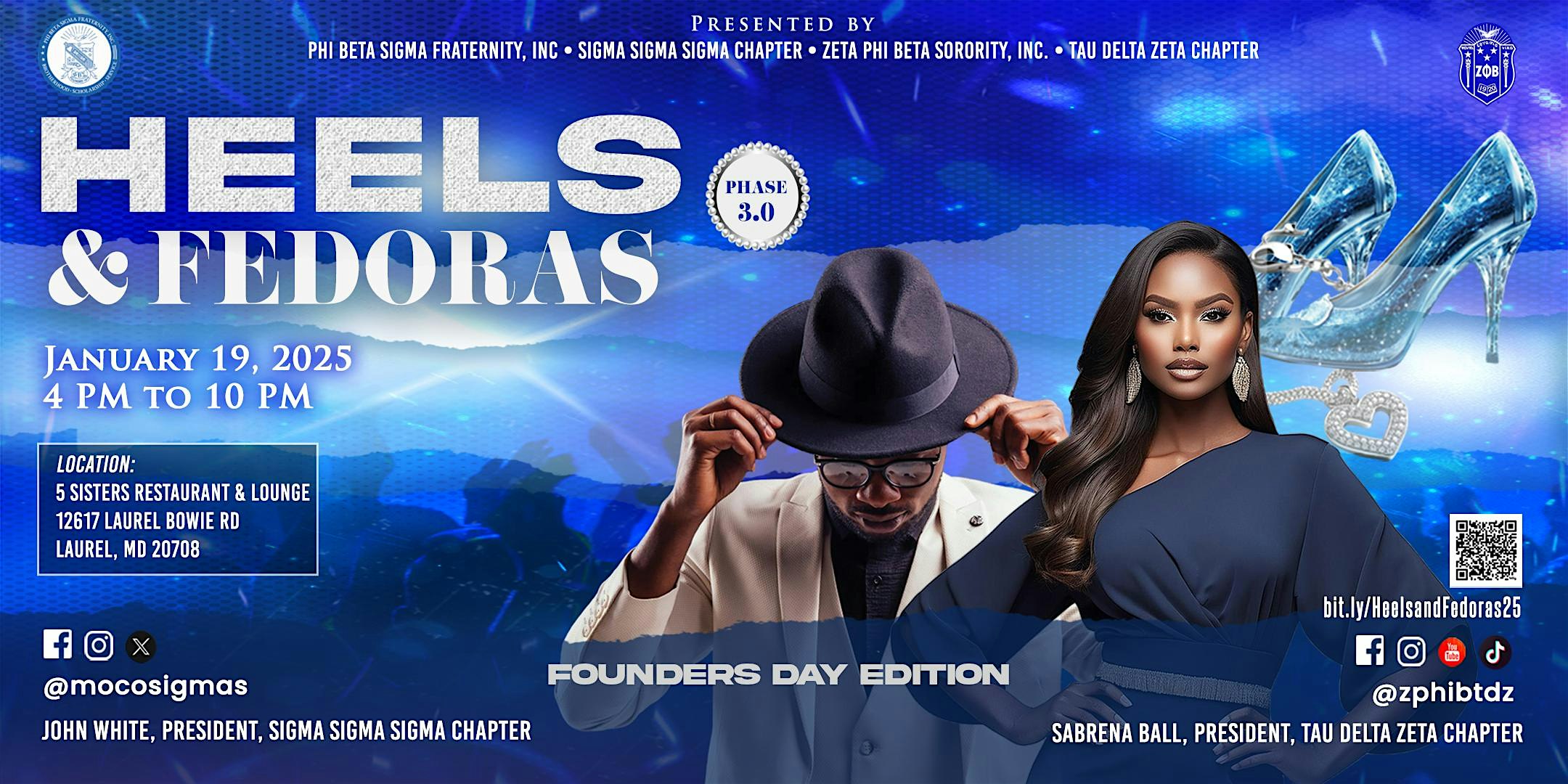 Heels and Fedoras: Phase 3.0 | Founders Day Edition – Laurel, MD