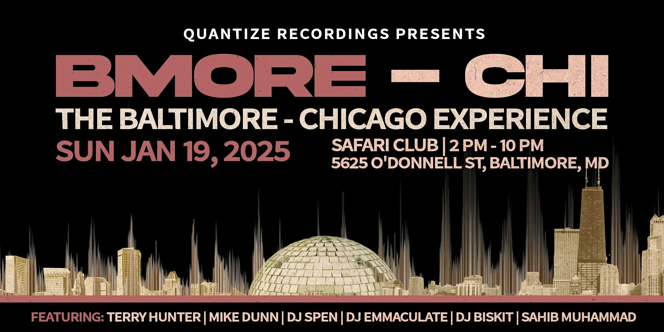 BMORE-CHI: The Baltimore Chicago House Music Experience – Baltimore, MD