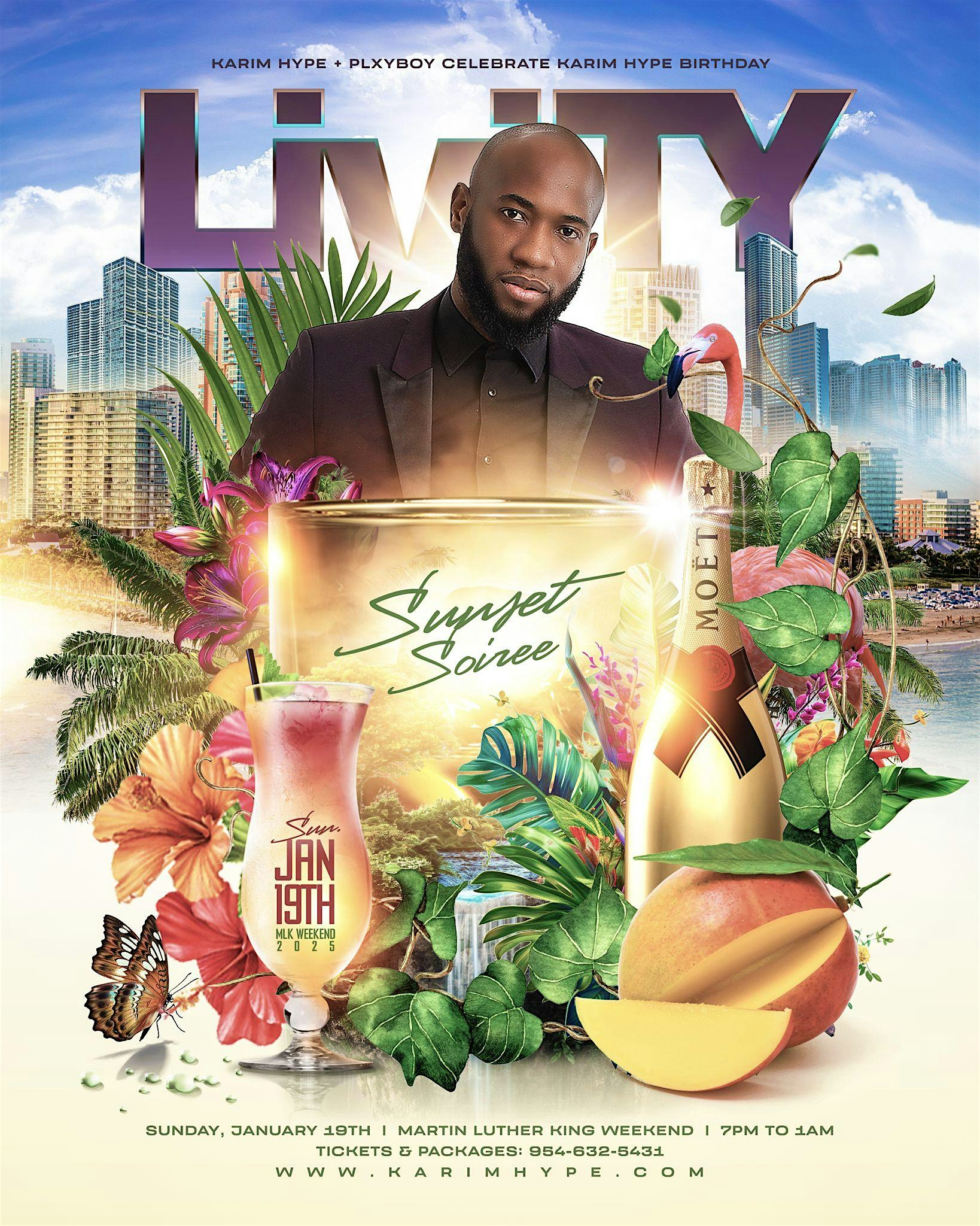 Karim Hype Livity Sunset Soirée – Pompano Beach, FL