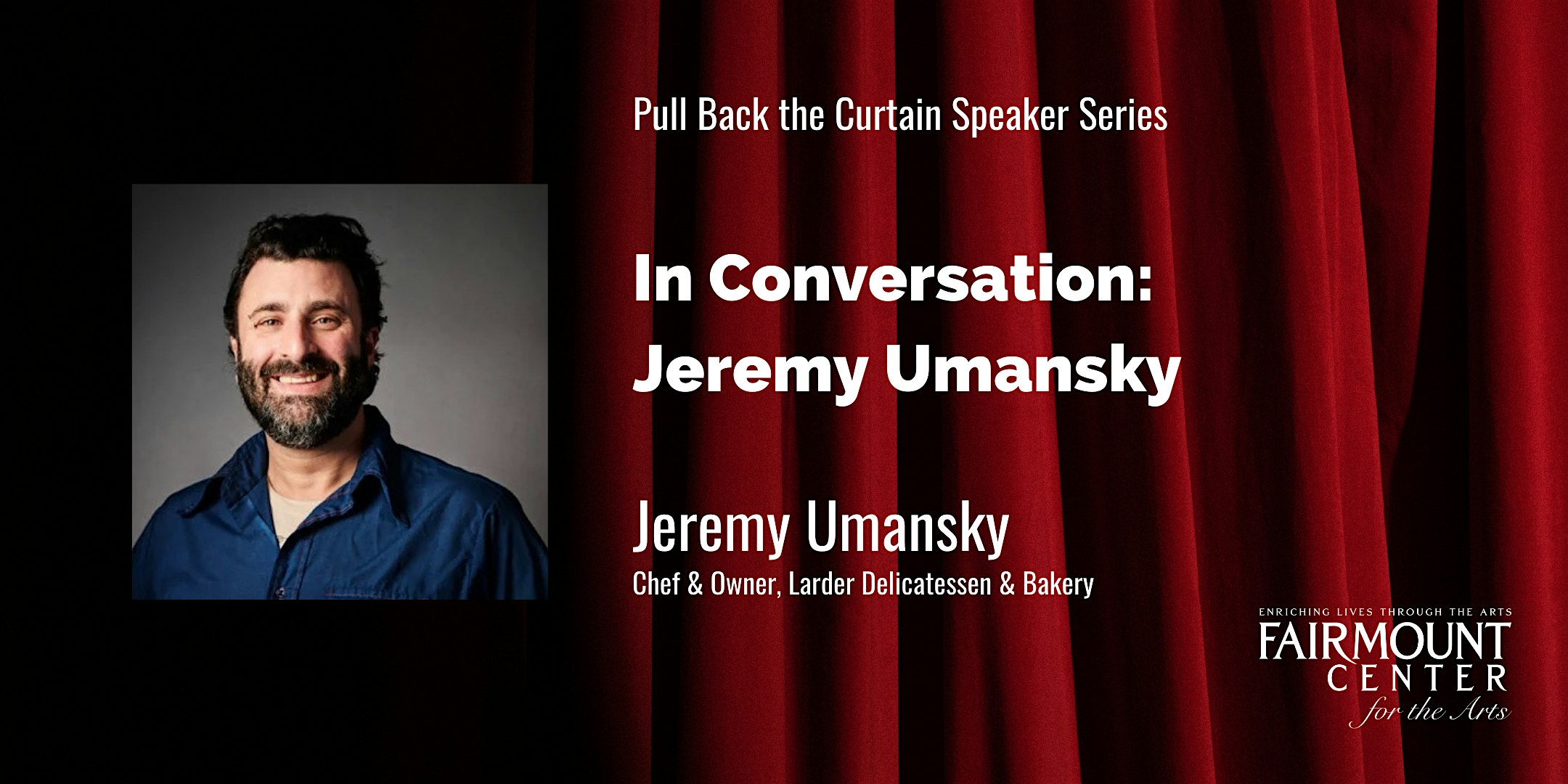 Pull Back the Curtain Speaker Series: Jeremy Umansky – Novelty, OH