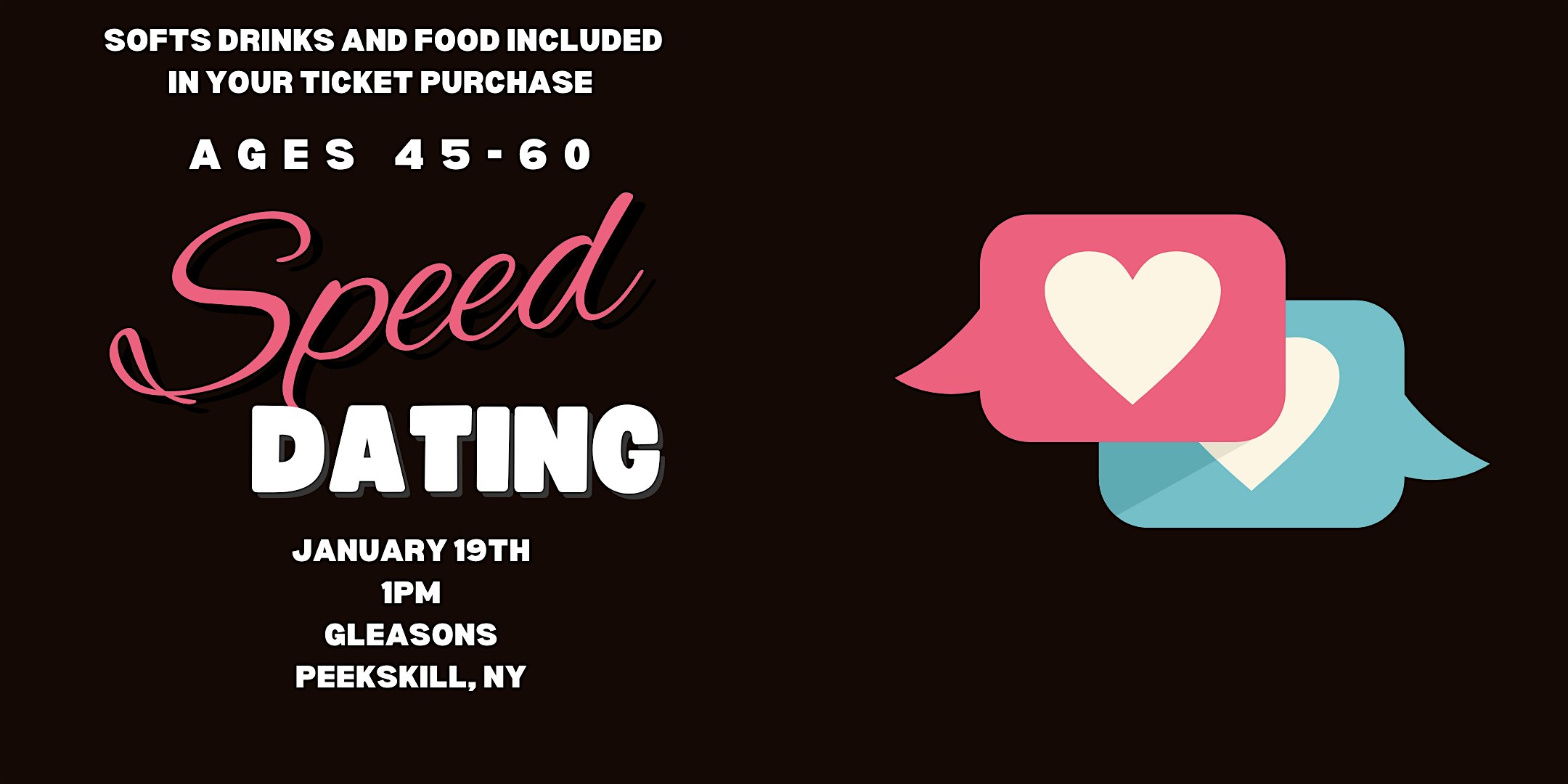 Speed Dating (ages 45-60) Women SOLD OUT- Peekskill, NY – Peekskill, NY