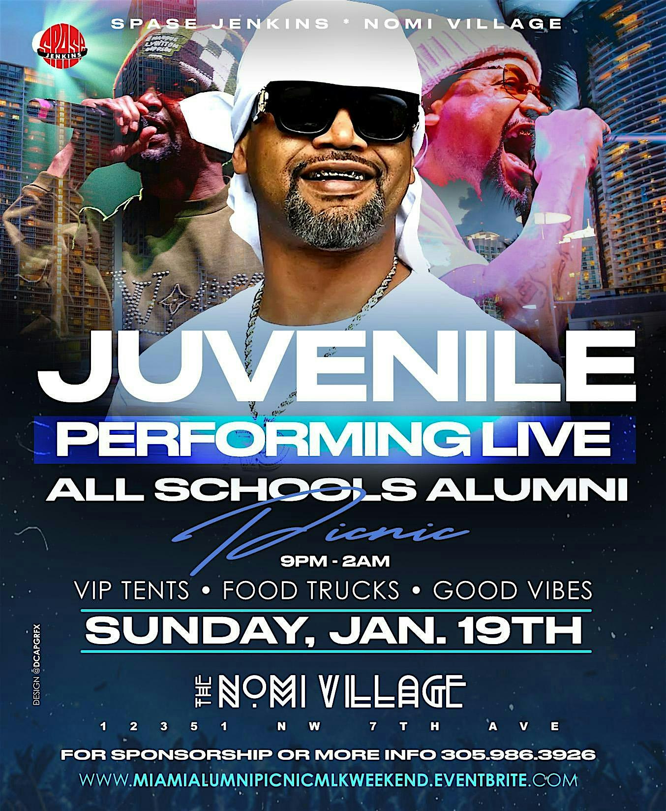 MIAMI ALL SCHOOLS PICNIC _ Juvenile Performing Live – North Miami, FL