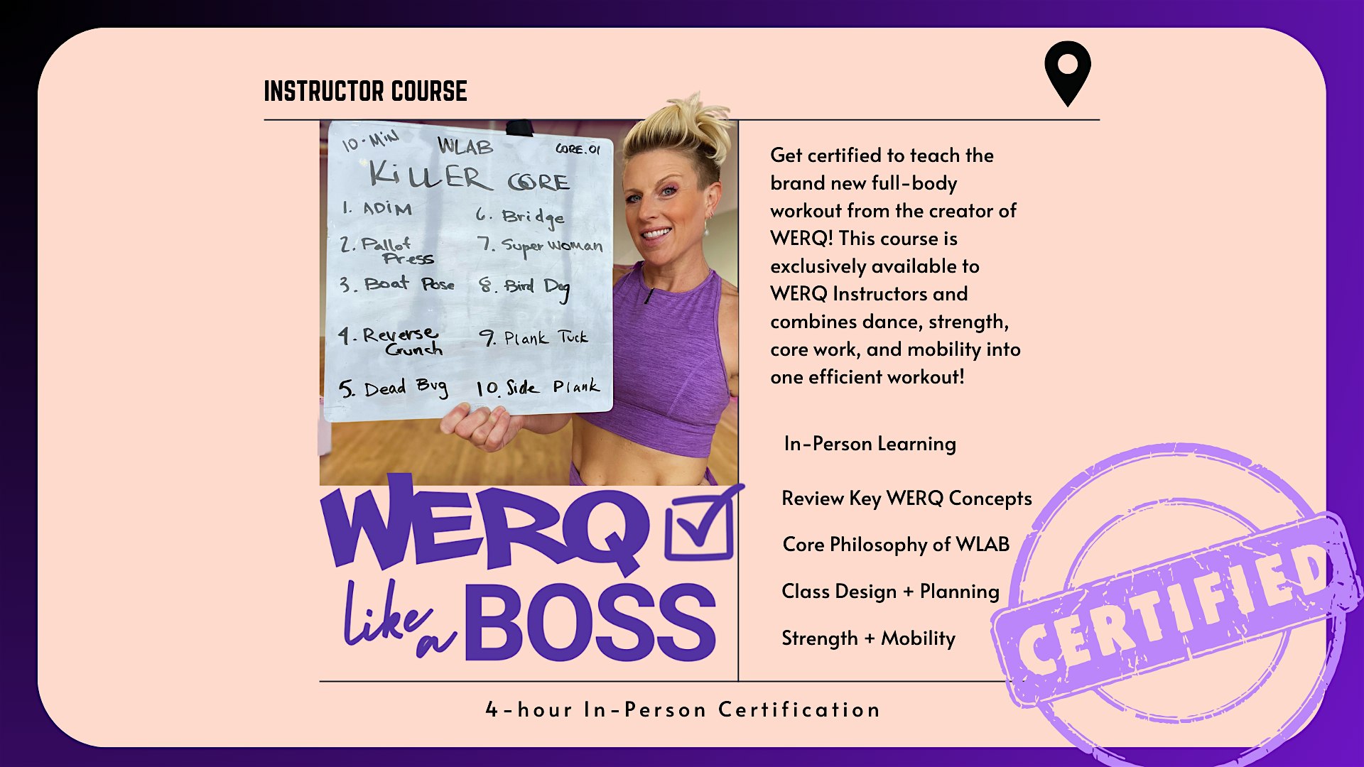 WERQ® Like a Boss Instructor Certification – Summerville, SC