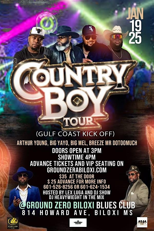 The Country Boyz tour at Ground Zero Biloxi – Biloxi, MS