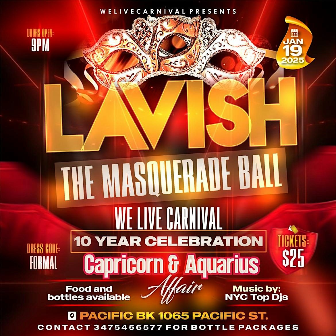 Lavish 2025: The Masquerade Ball – Brooklyn, NY