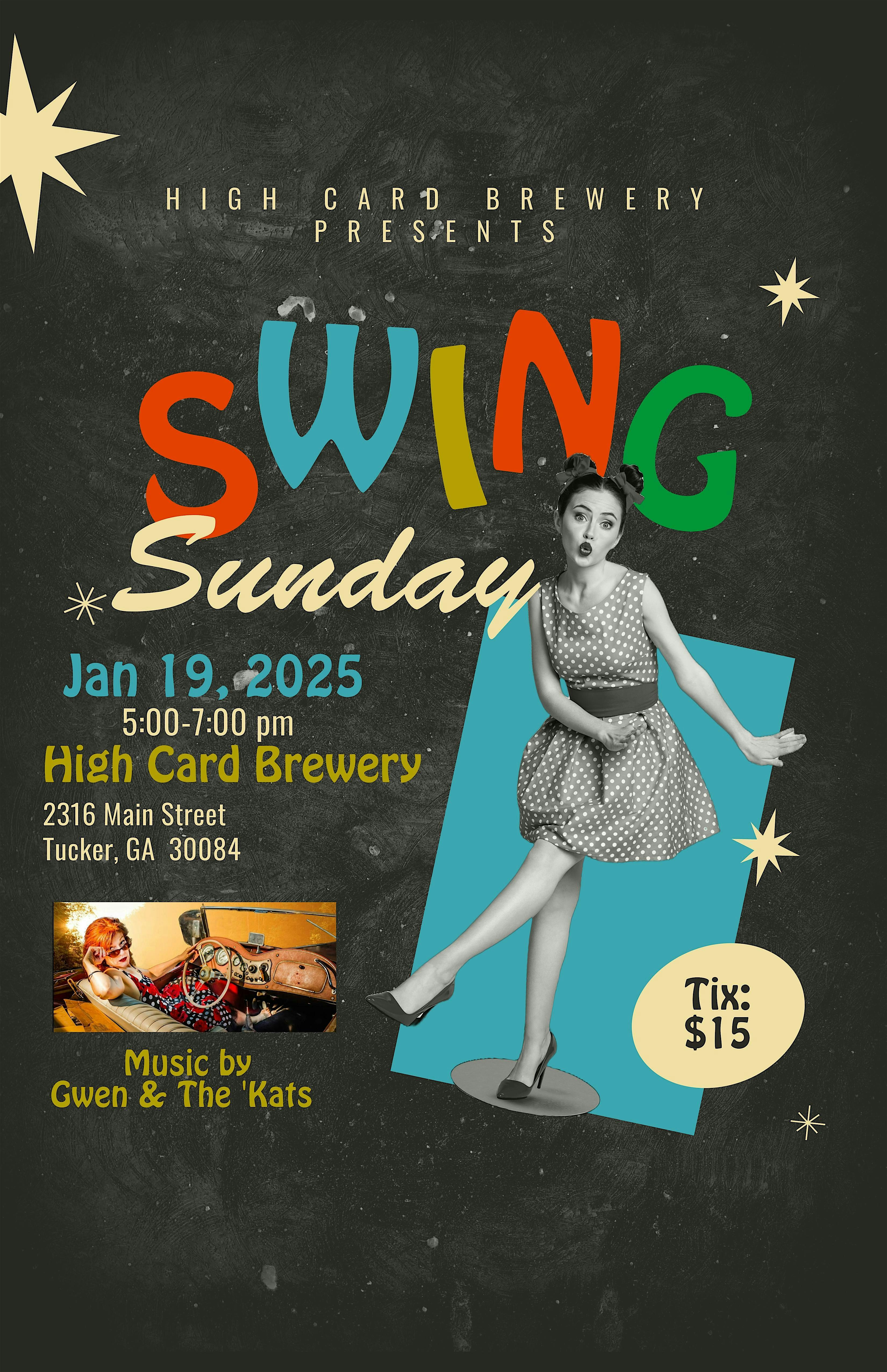 Swing Sunday with Gwen & The ‘Kats – Tucker, GA