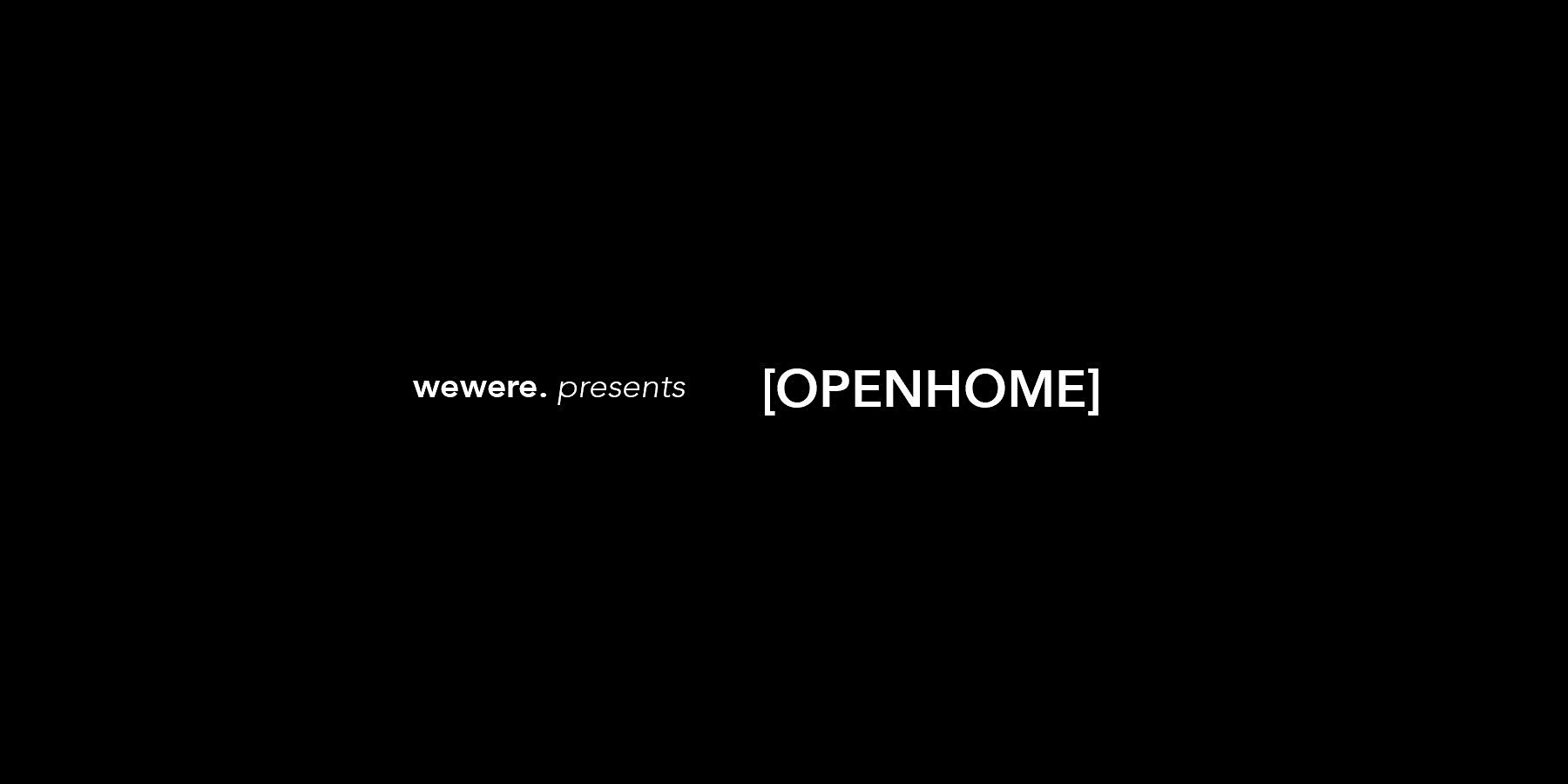 wewere. presents [OPENHOME] ft. & beneath the clouds – San Diego, CA