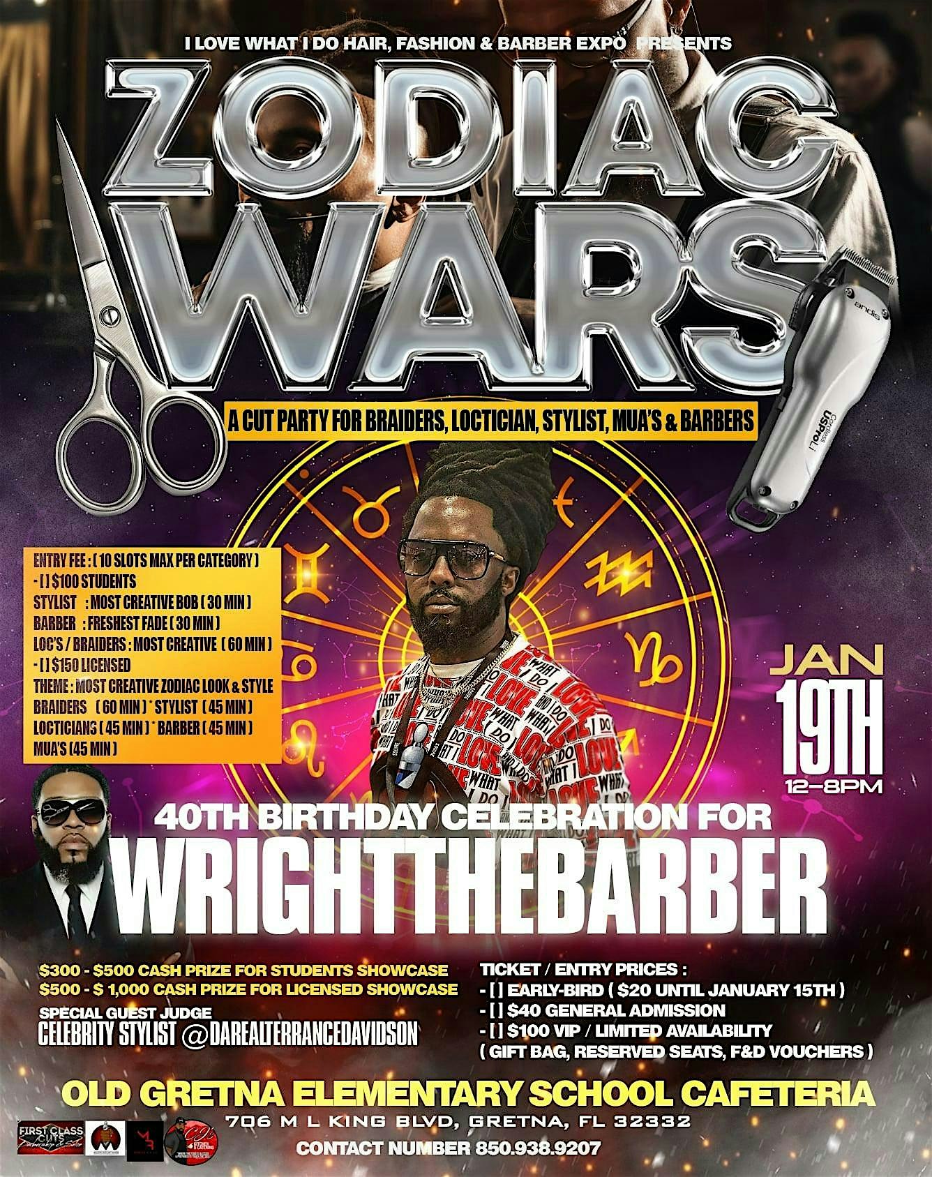 The Cut Party ZodiacWars  – Gretna, FL