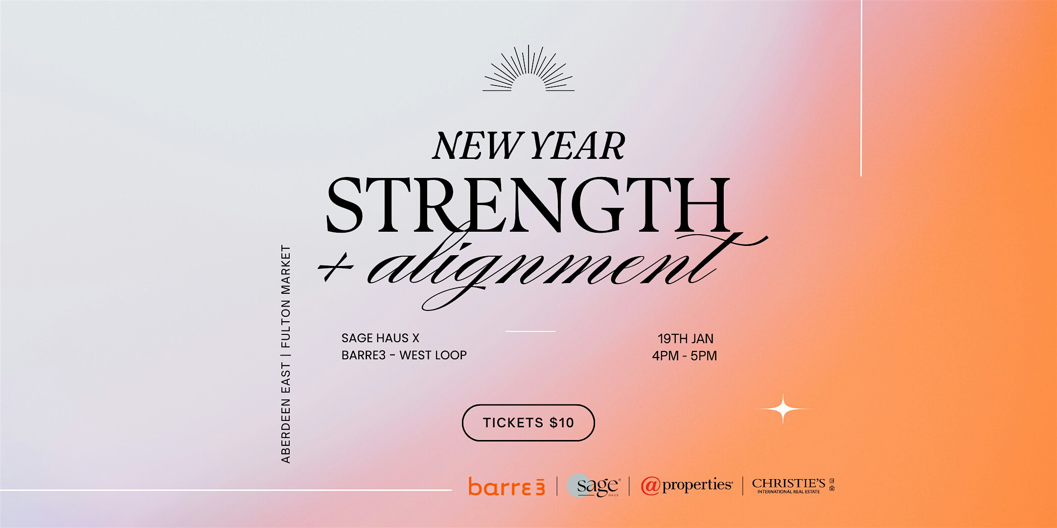 New Year Strength + Alignment with barre3 x Sage Haus – Chicago, IL