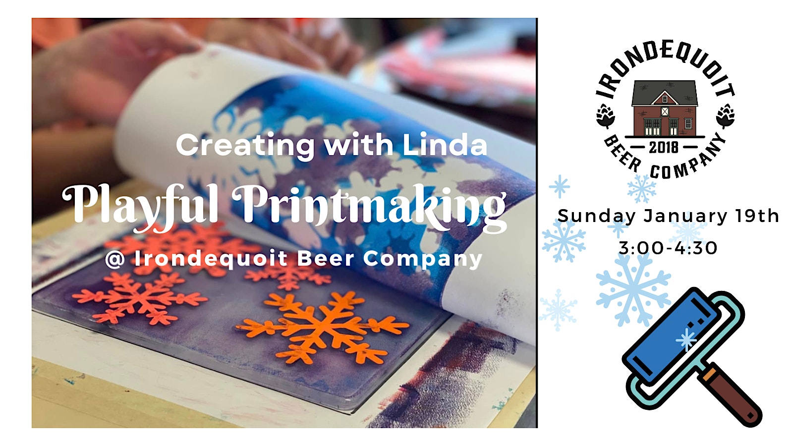 Playful Printmaking Workshop – Rochester, NY