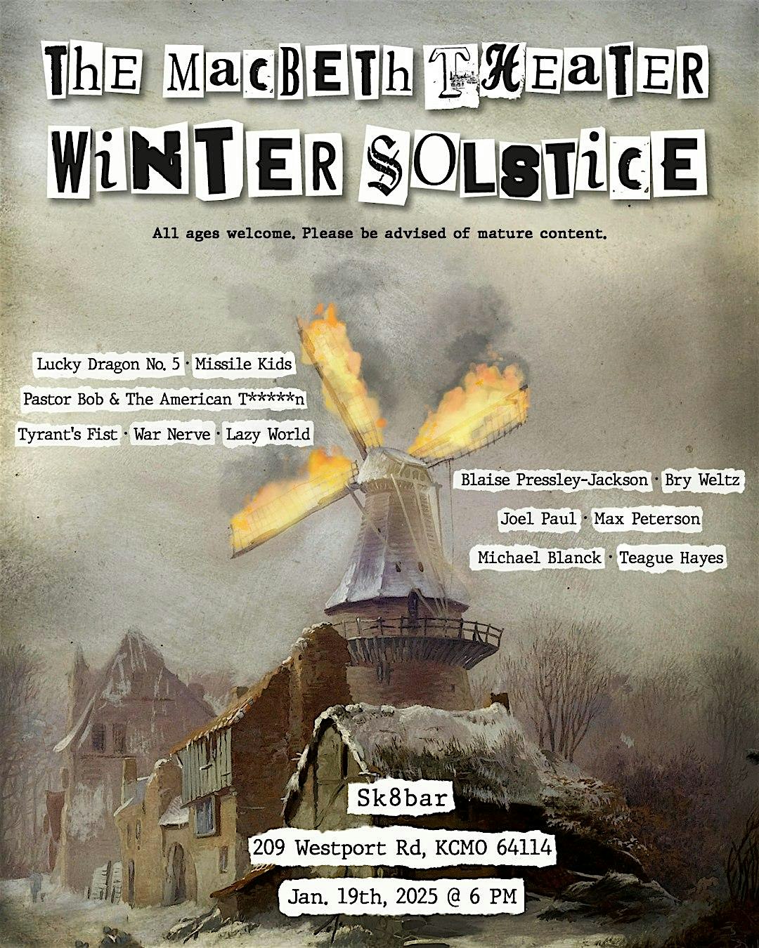 The Macbeth Theater Winter Solstice – Kansas City, MO