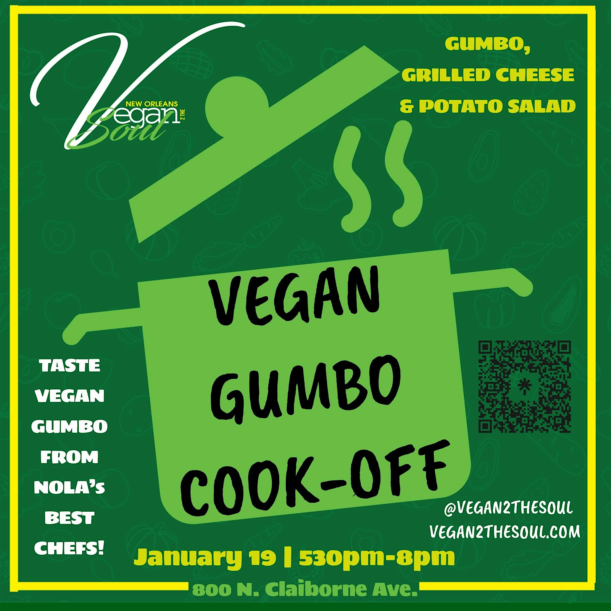 Vegan Gumbo Cookoff by Vegan2TheSoul – New Orleans, LA