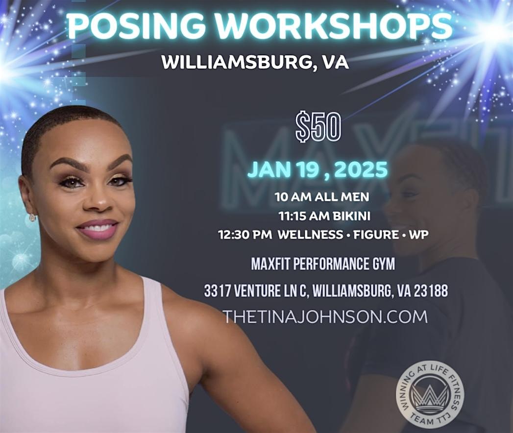 Jan 19, 2025 Posing Workshop in Williamsburg, VA – Williamsburg, VA