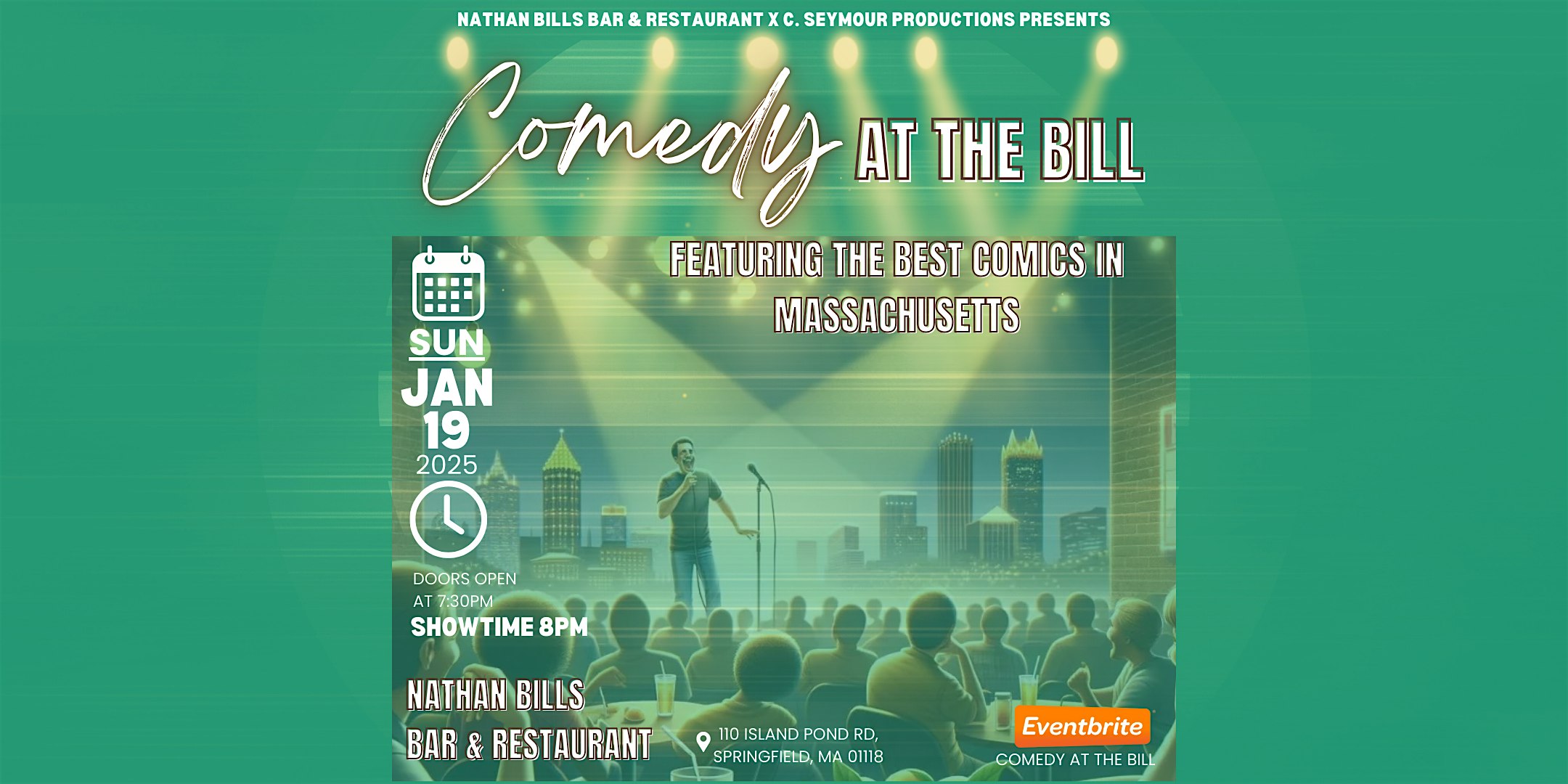 Comedy At The Bill – Springfield, MA