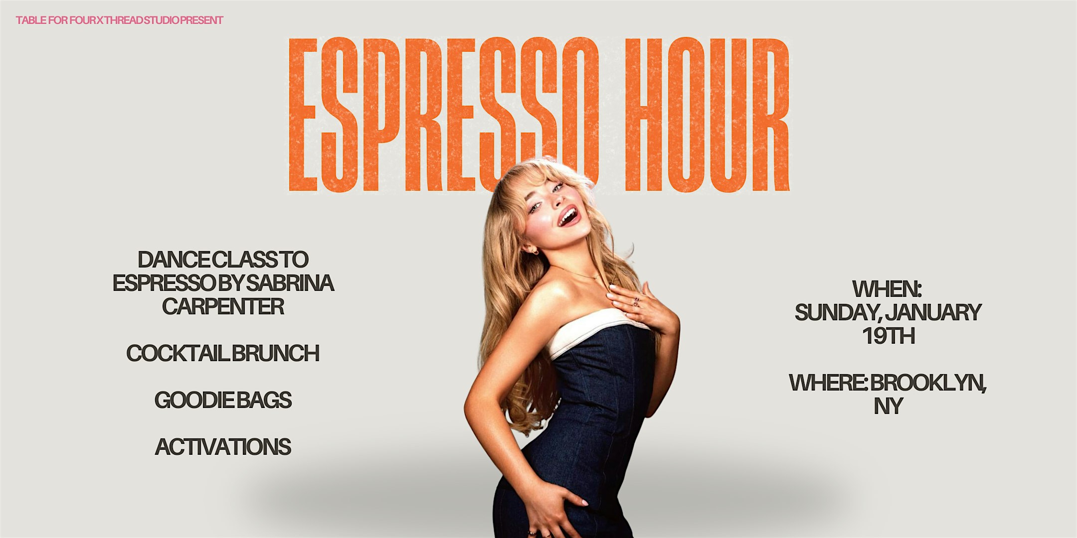 Table for Four X Thread Studios Presents: Espresso Hour – Brooklyn, NY