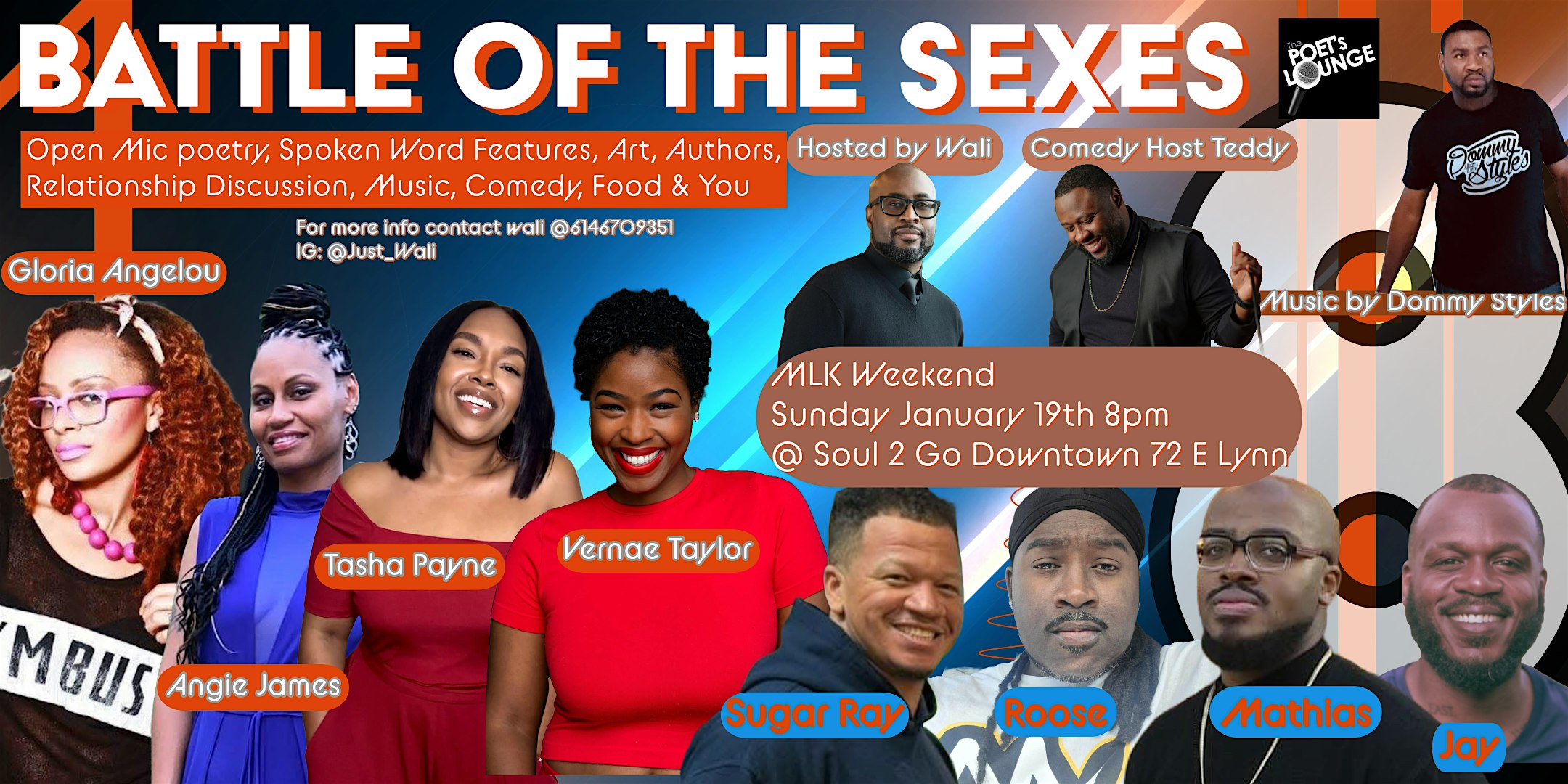 The Poet’s Lounge Presents: Battle of The Sexes 8 – Columbus, OH