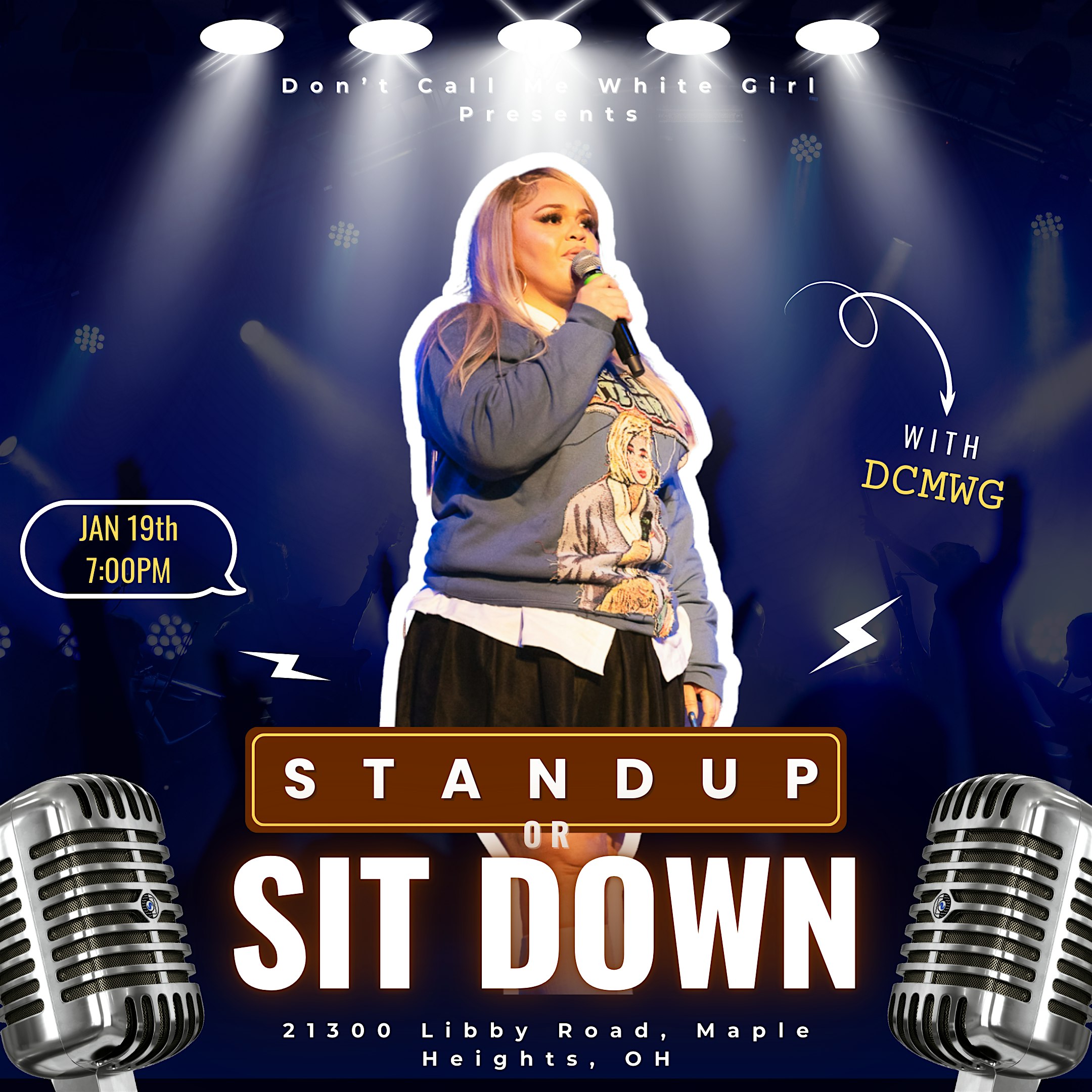 DCMWG Presents: Standup or Sit Down – Maple Heights, OH