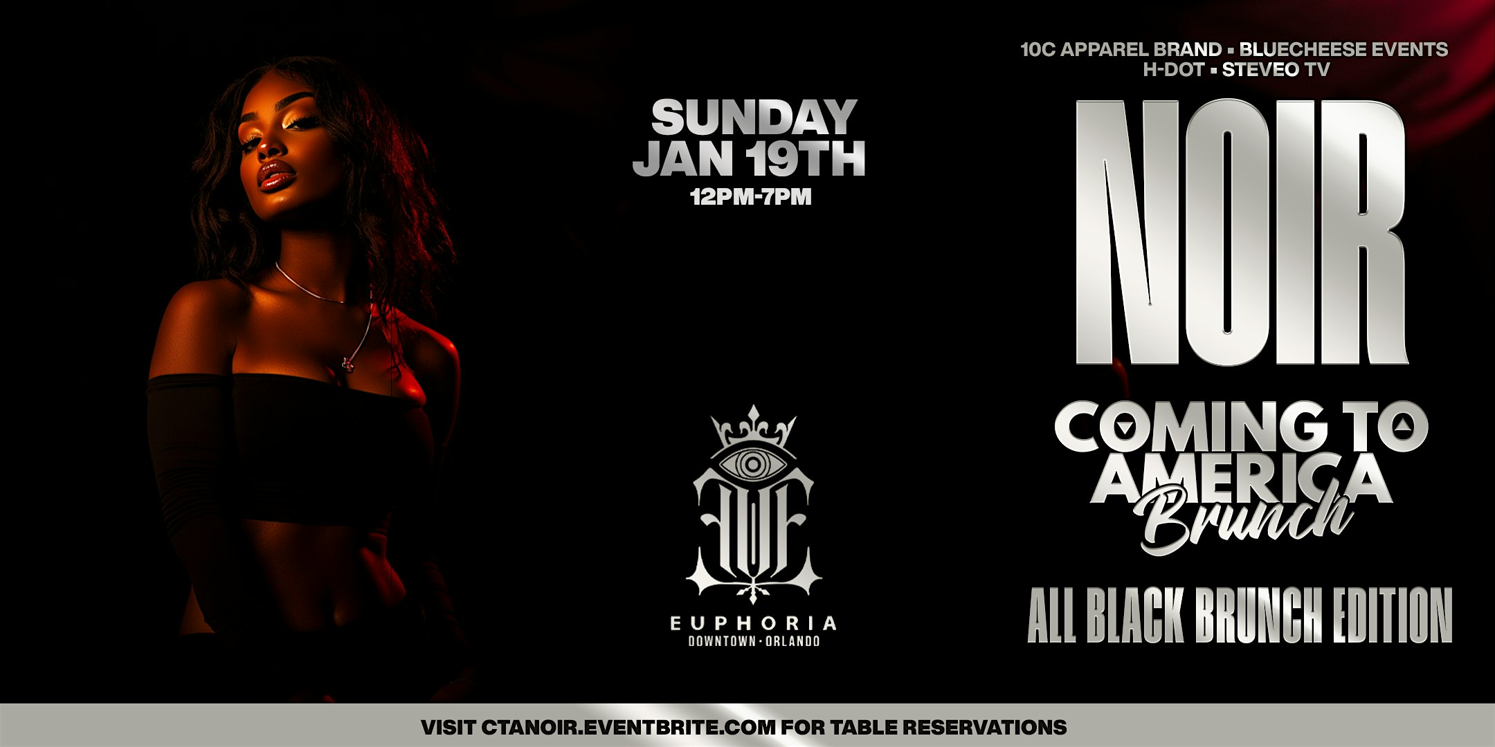 COMING TO AMERICA BRUNCH: NOIR “ALL BLACK” EDITION – Orlando, FL