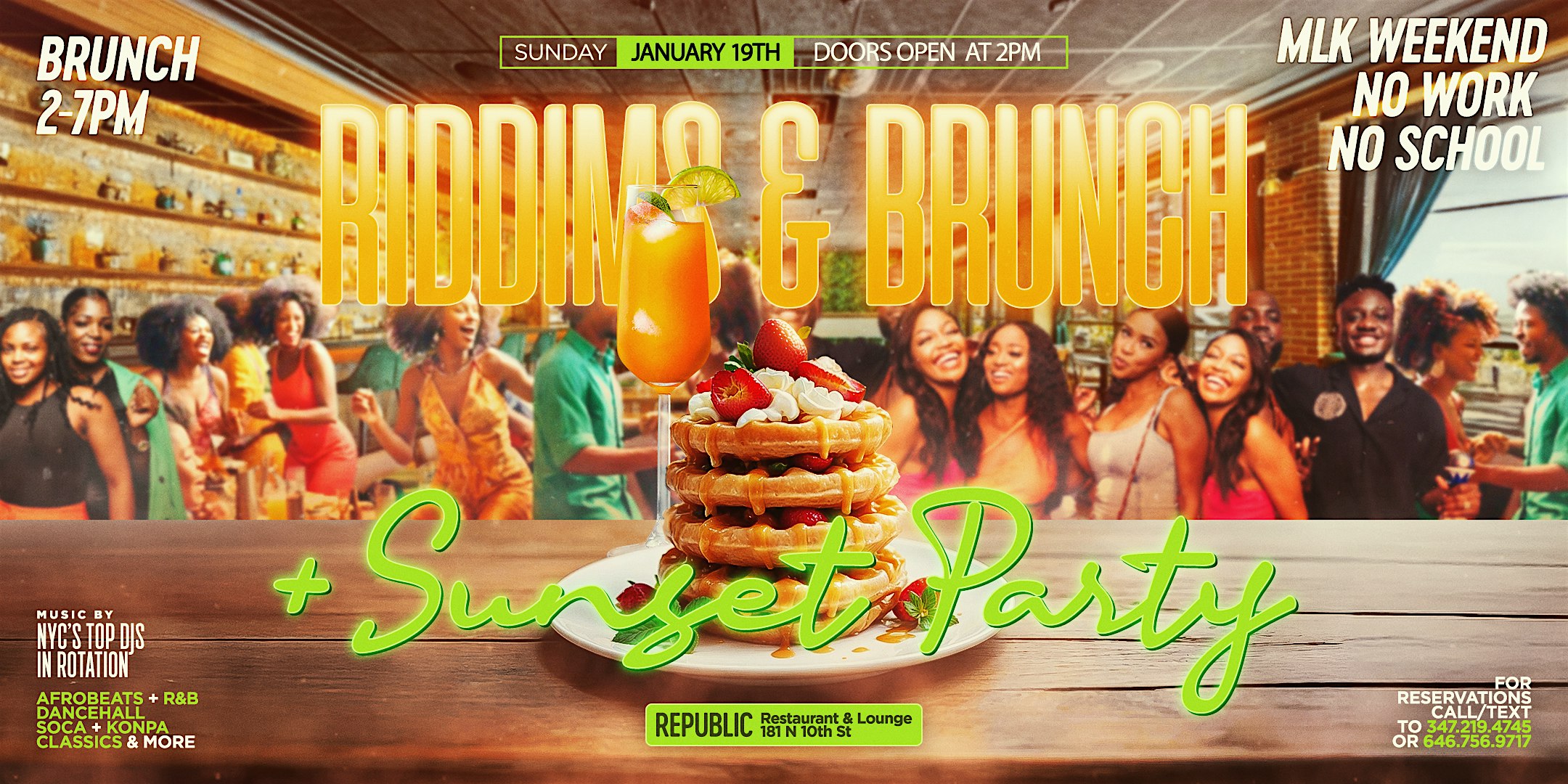 Riddims & Brunch – Brooklyn, NY