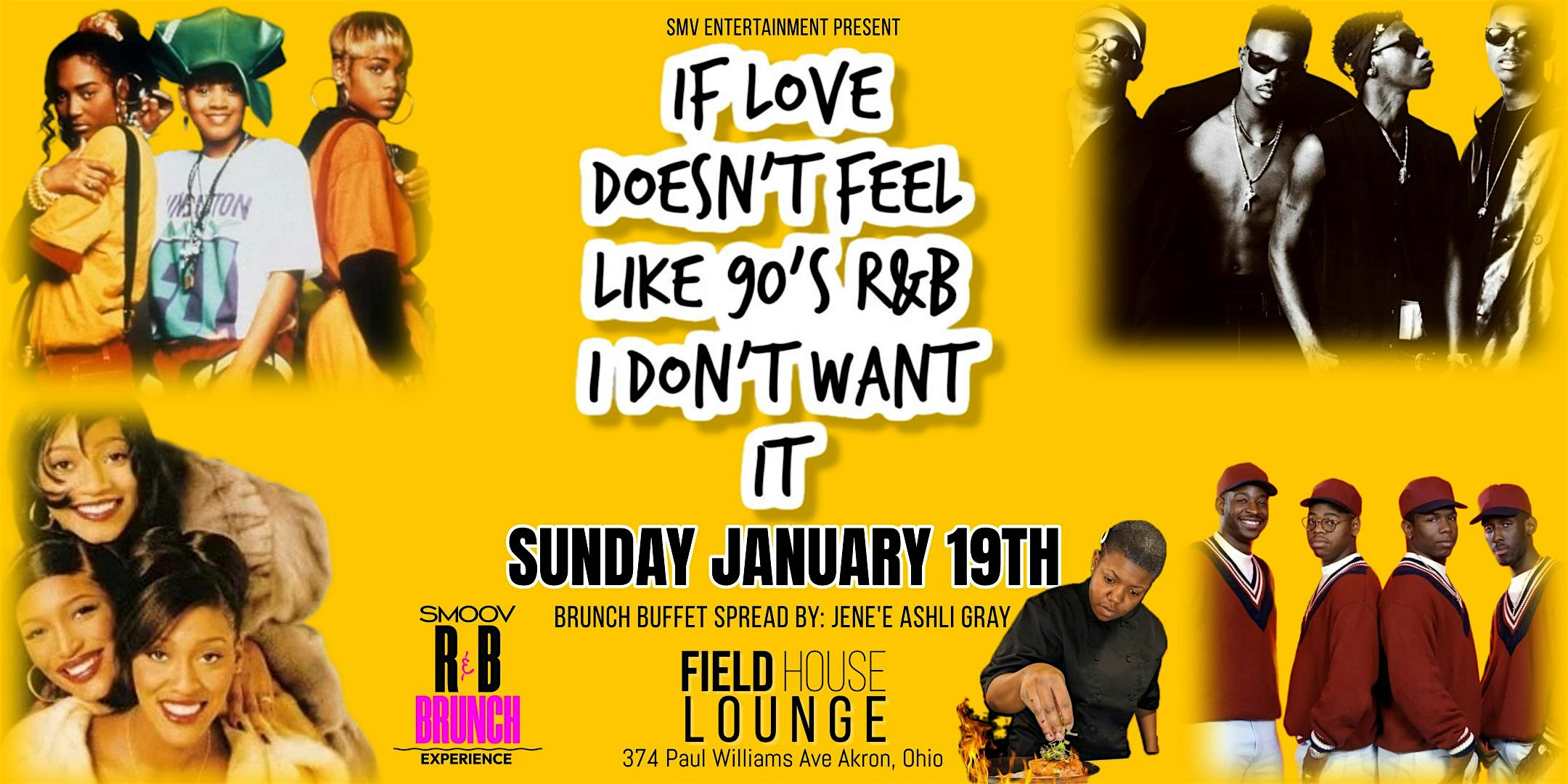 DJ Smoov Present – The 90’s R&B Brunch Experience – Akron, OH