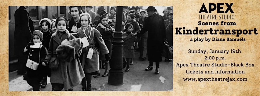 Apex Theatre Studio presents Kindertransport (scenes) – St. Augustine, FL