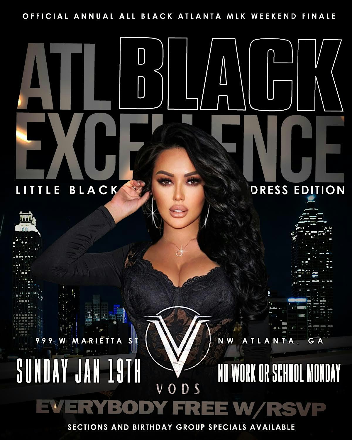 ATLANTA ANNUAL ALL BLACK AFFAIR- MLK WEEKEND FINALE – Atlanta, GA